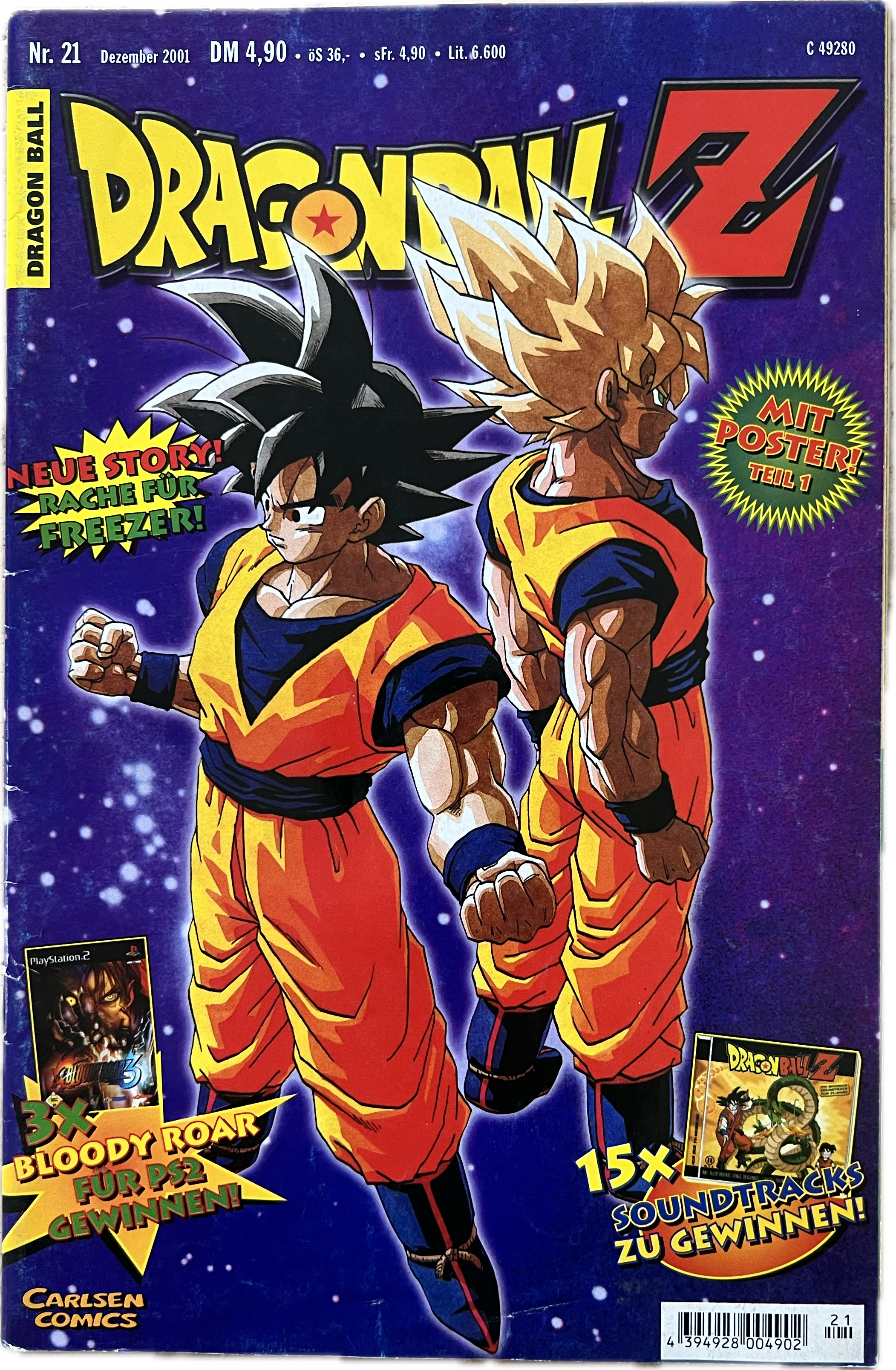 Dragon Ball Z Comic Heft 21