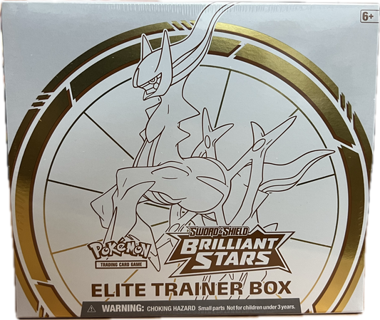 Pokemon TCG Elite Trainer Box Sword & Shield Brilliant Stars Englisch