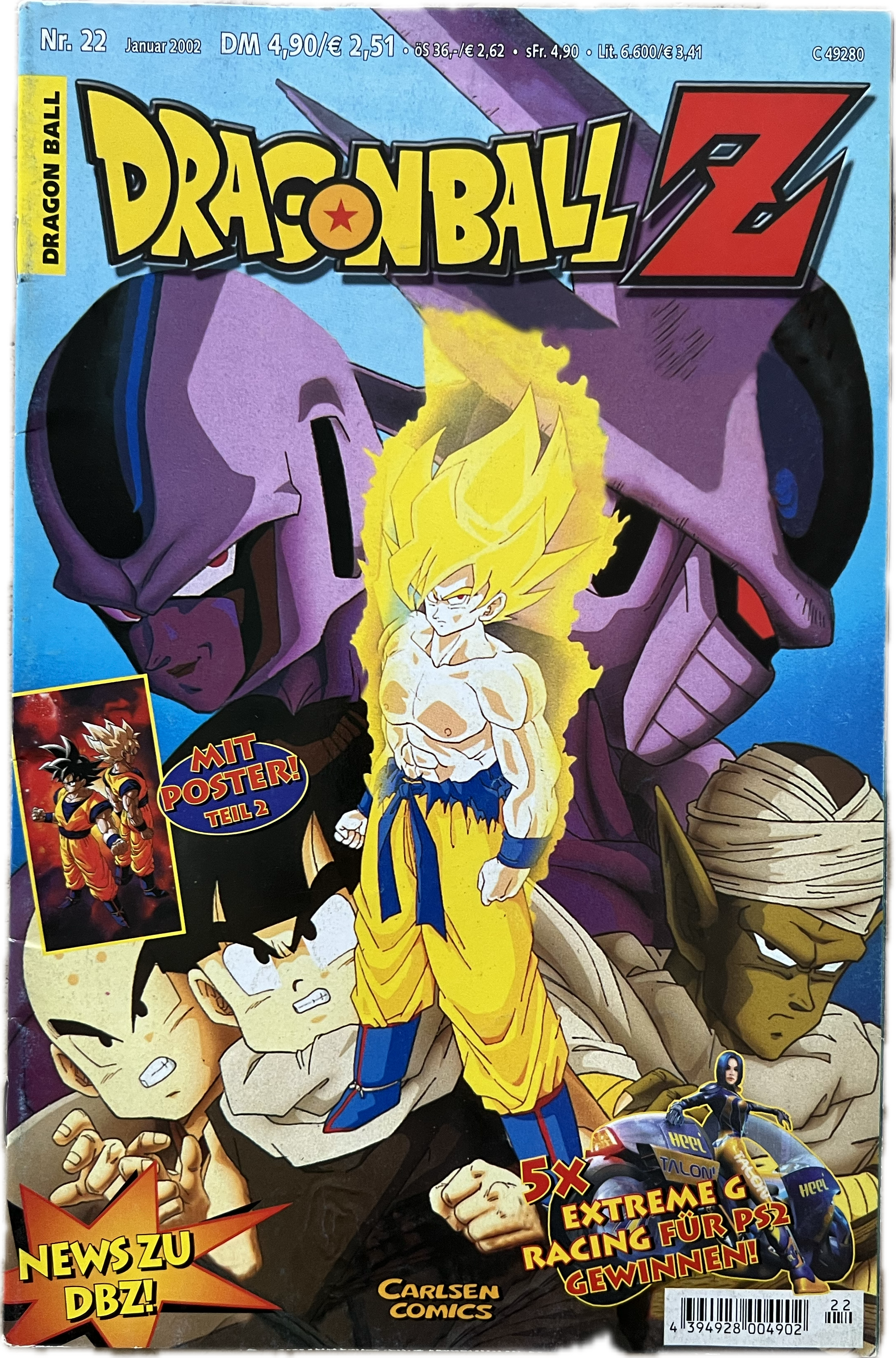 Dragon Ball Z Comic Heft 22