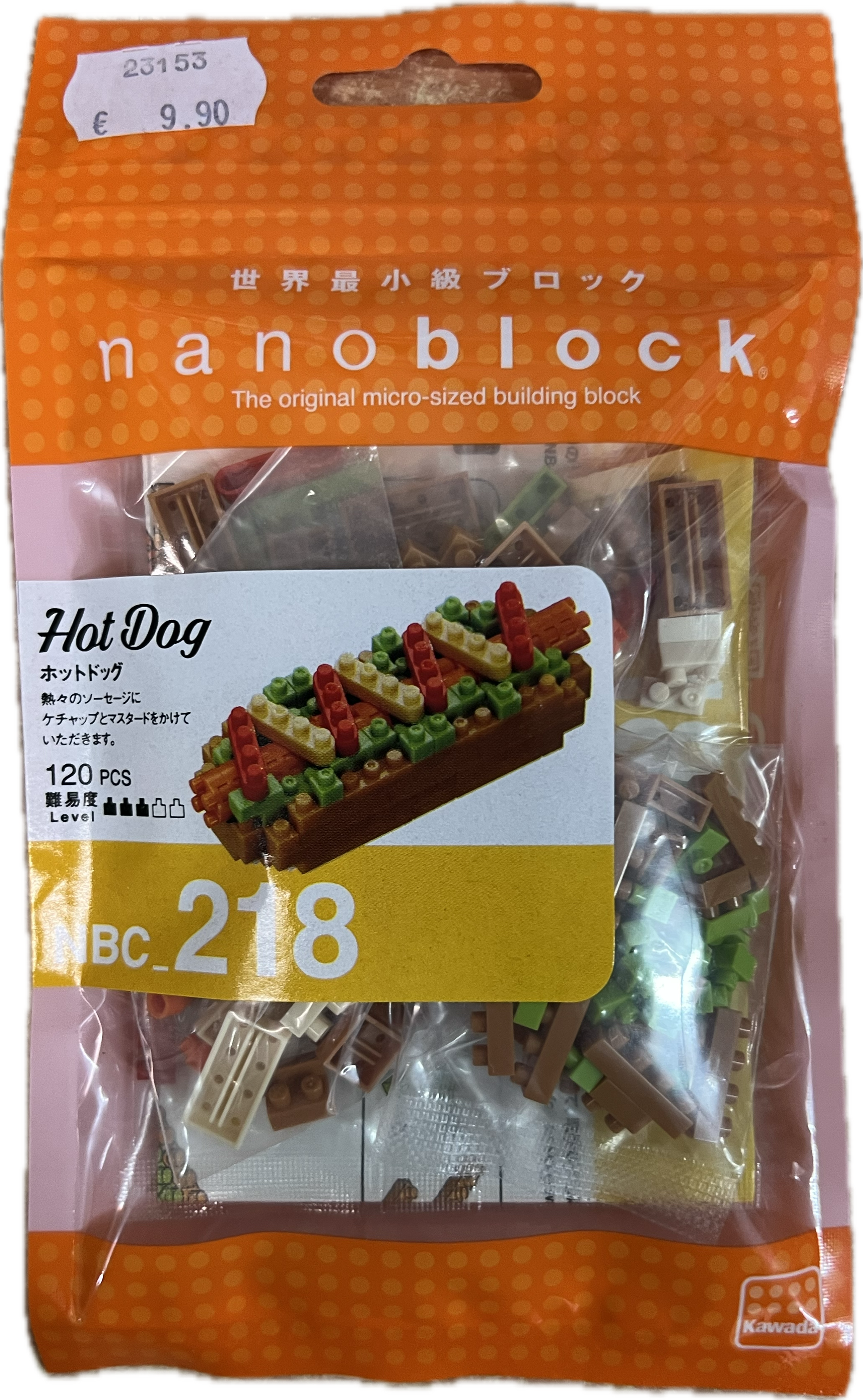 Hot Dog Nanoblock Bauset