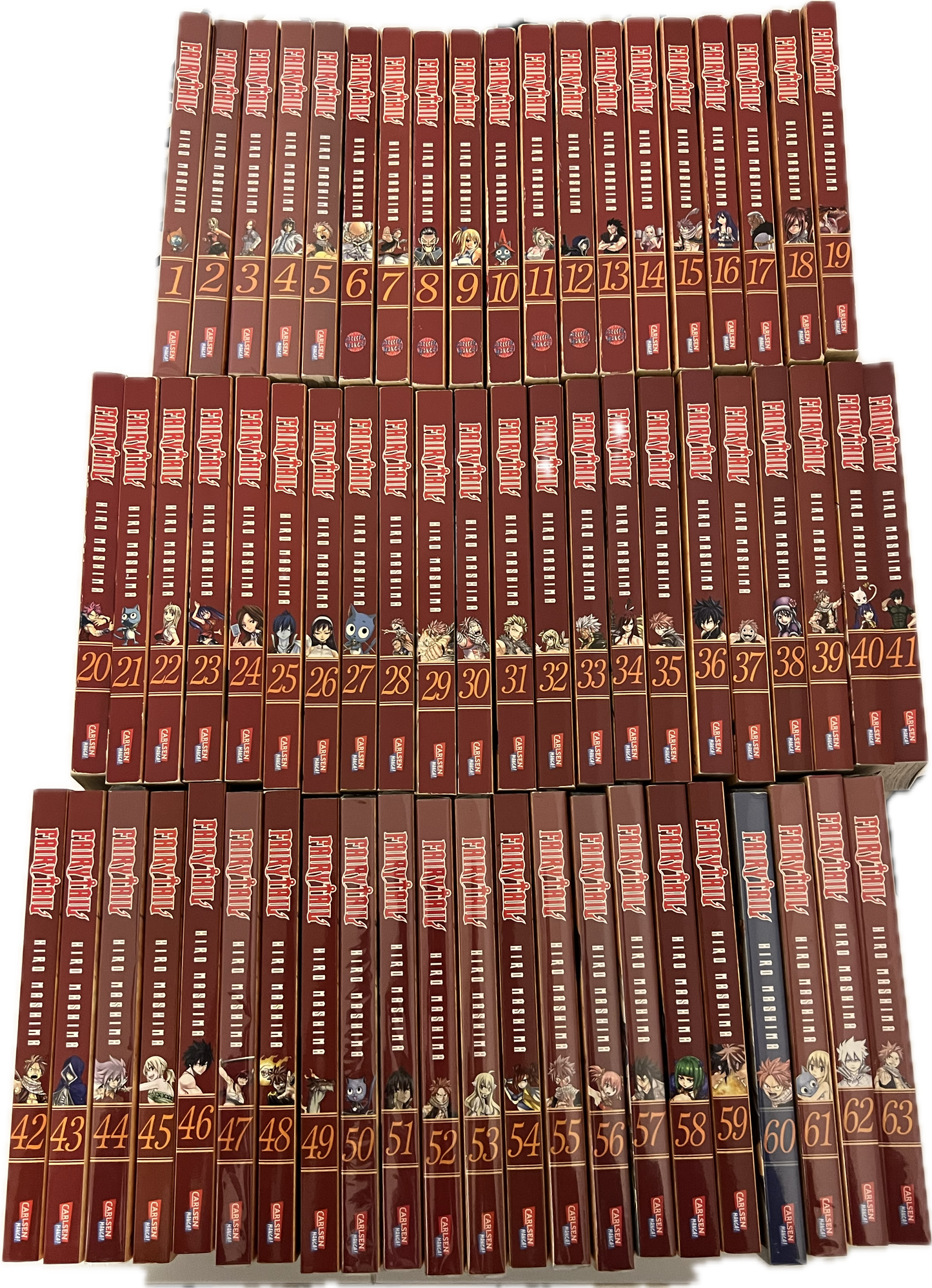Fairy Tail 1-63 komplette Reihe