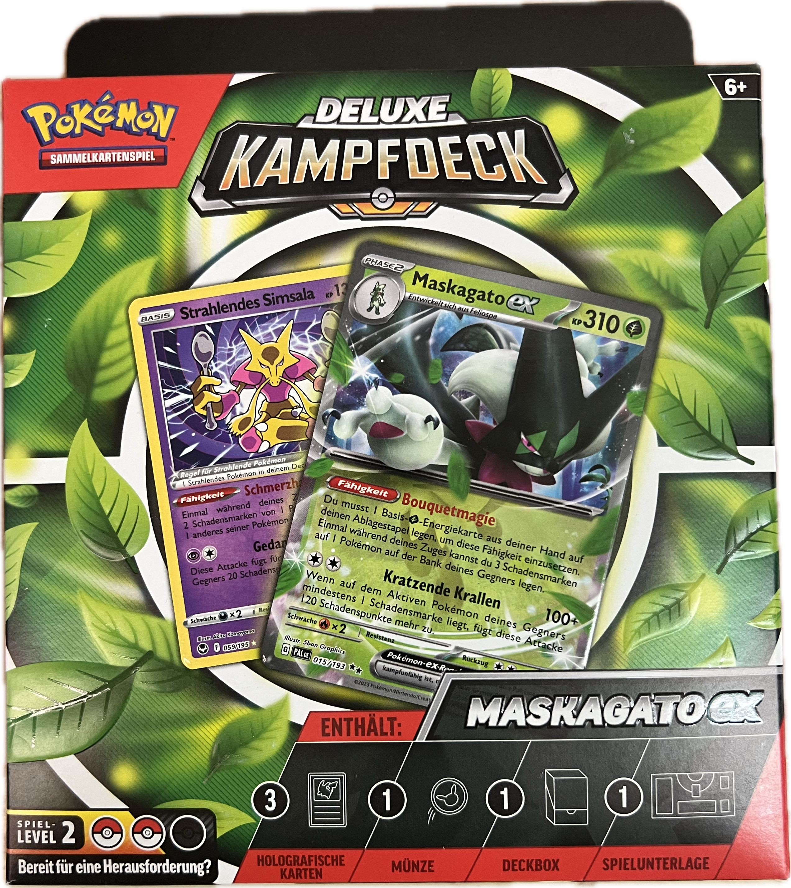 Pokemon TCG Deluxe Kampfdeck Maskagato ex Deutsch