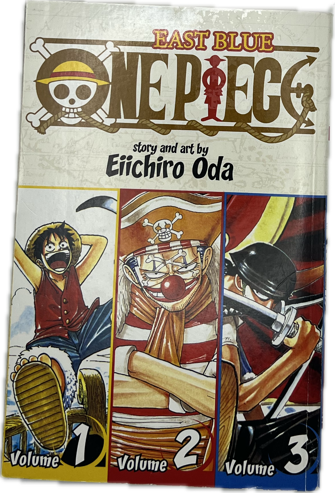 One Piece Omnibus 001-003 Englisch