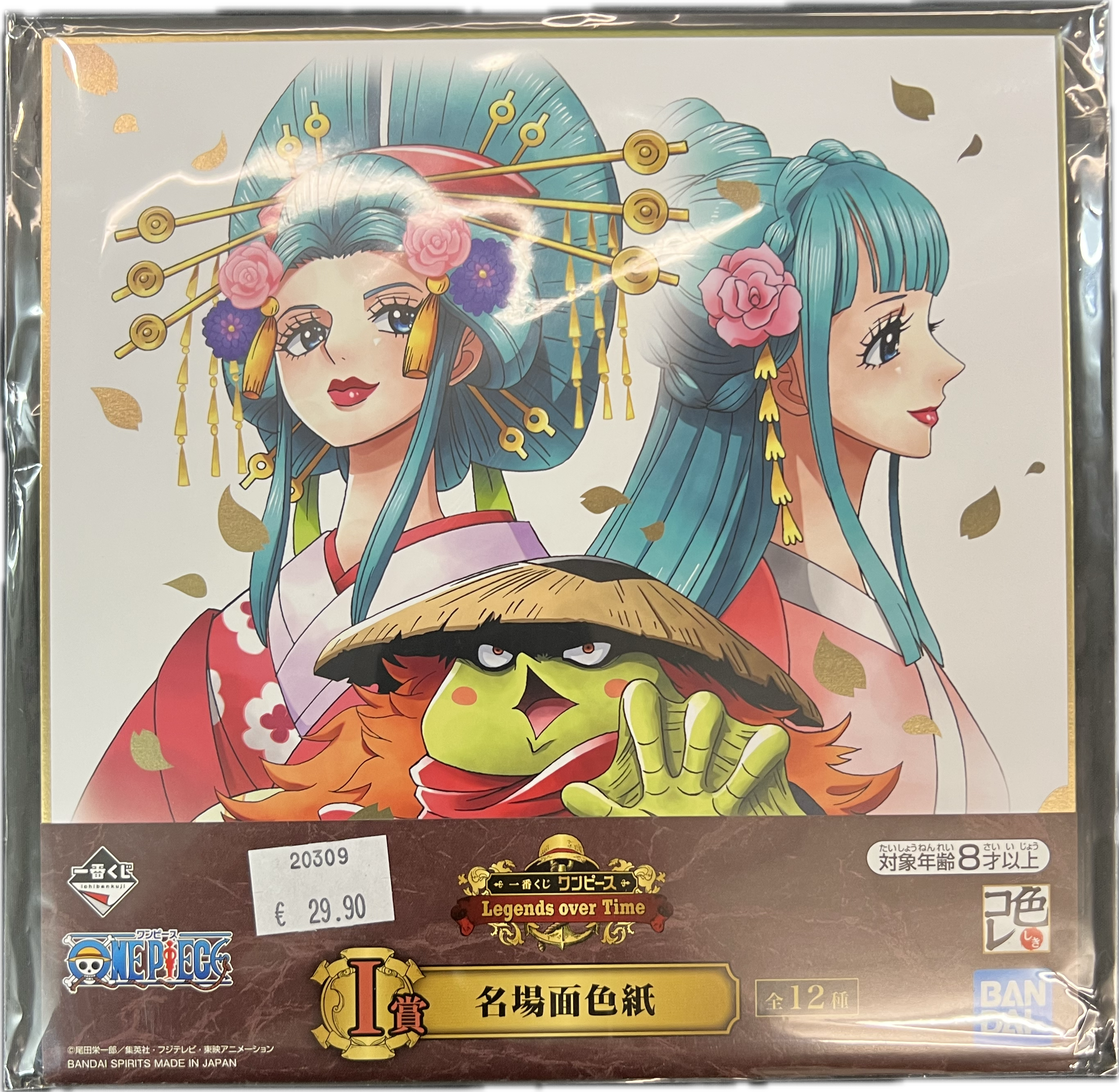One Piece – Ichiban Kuji Legends over Time Shikishi Art Board – Hiyori, Komurasaki & Kawamatsu