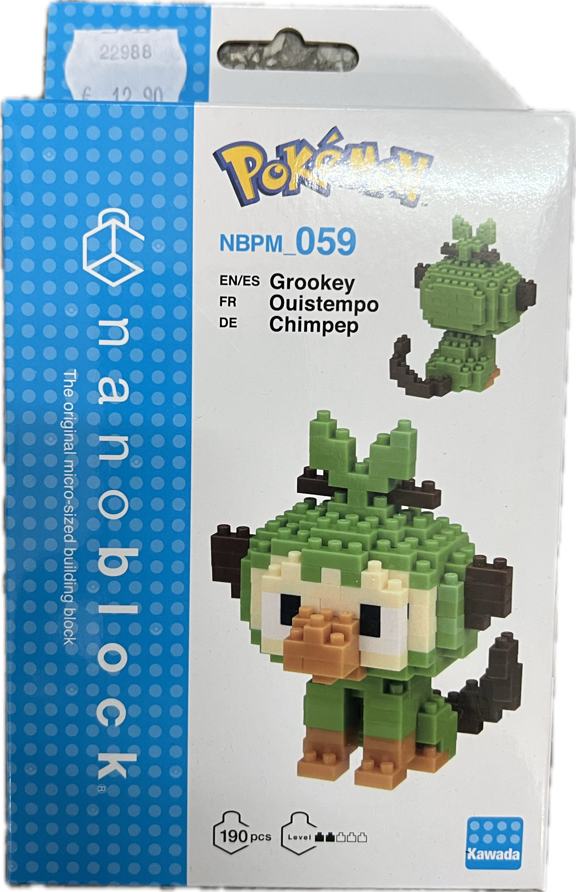 Chimpep (Grookey) Nanoblock