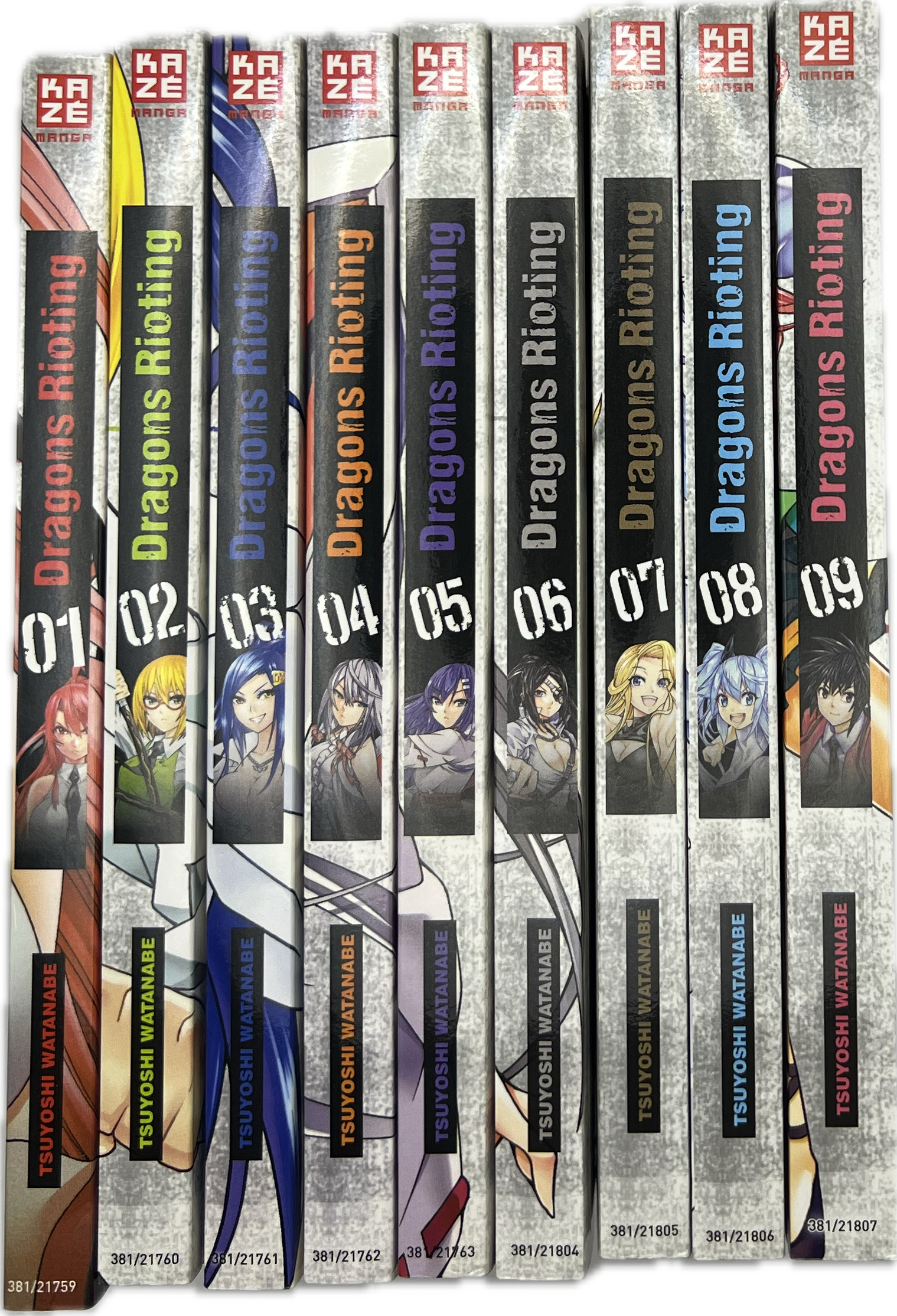 Dragons Rioting 01-09 komplette Reihe