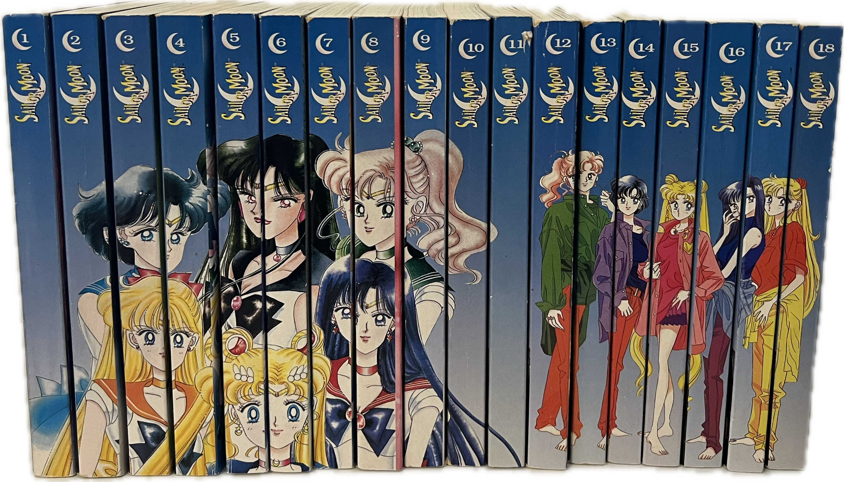 Sailor Moon 01-18 komplette Reihe