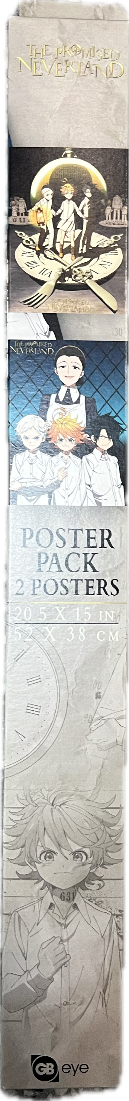 The Promised Neverland 2x Poster-Set 52 x 38cm