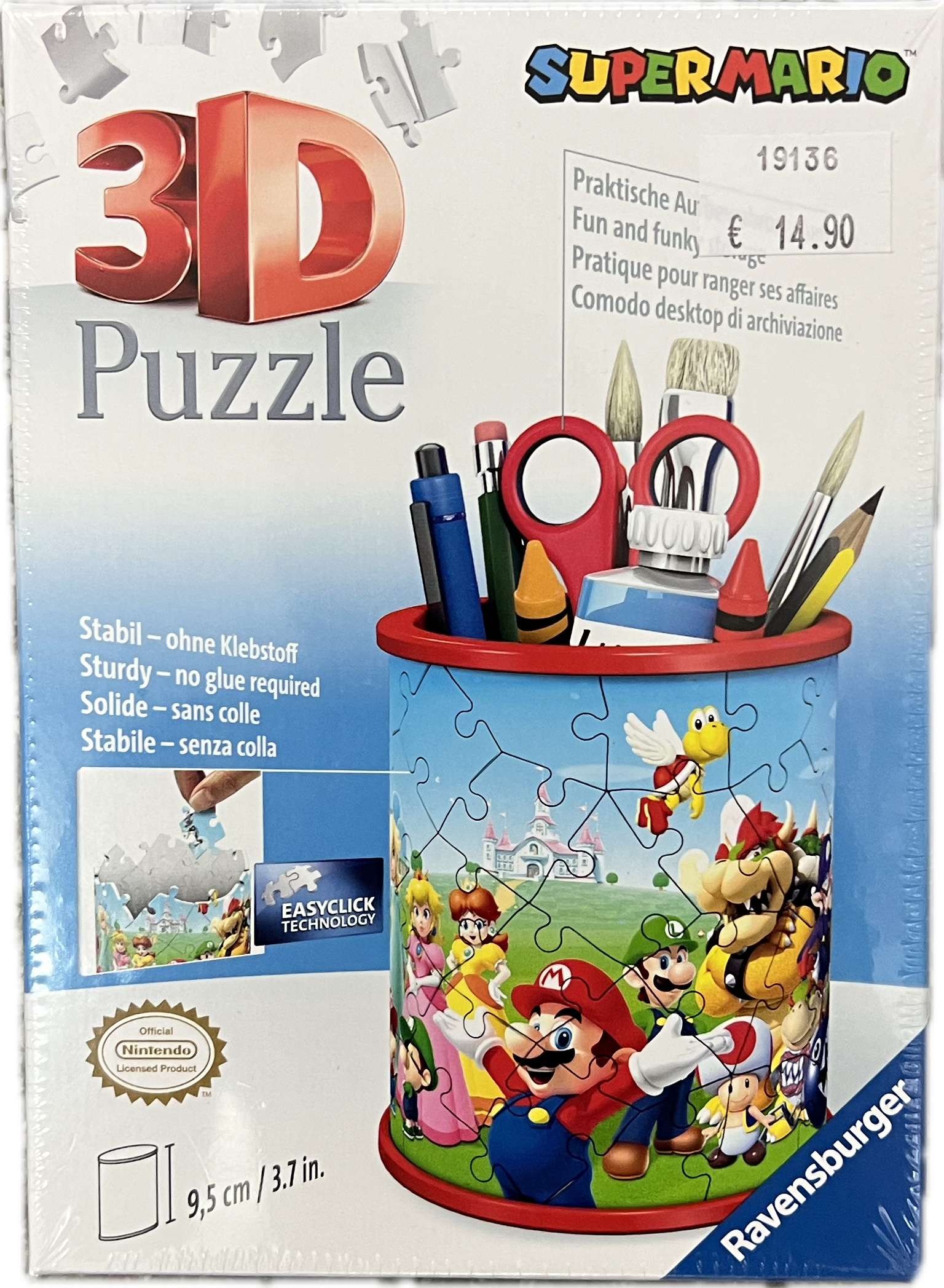 Super Mario 3D Stiftehalter Puzzle