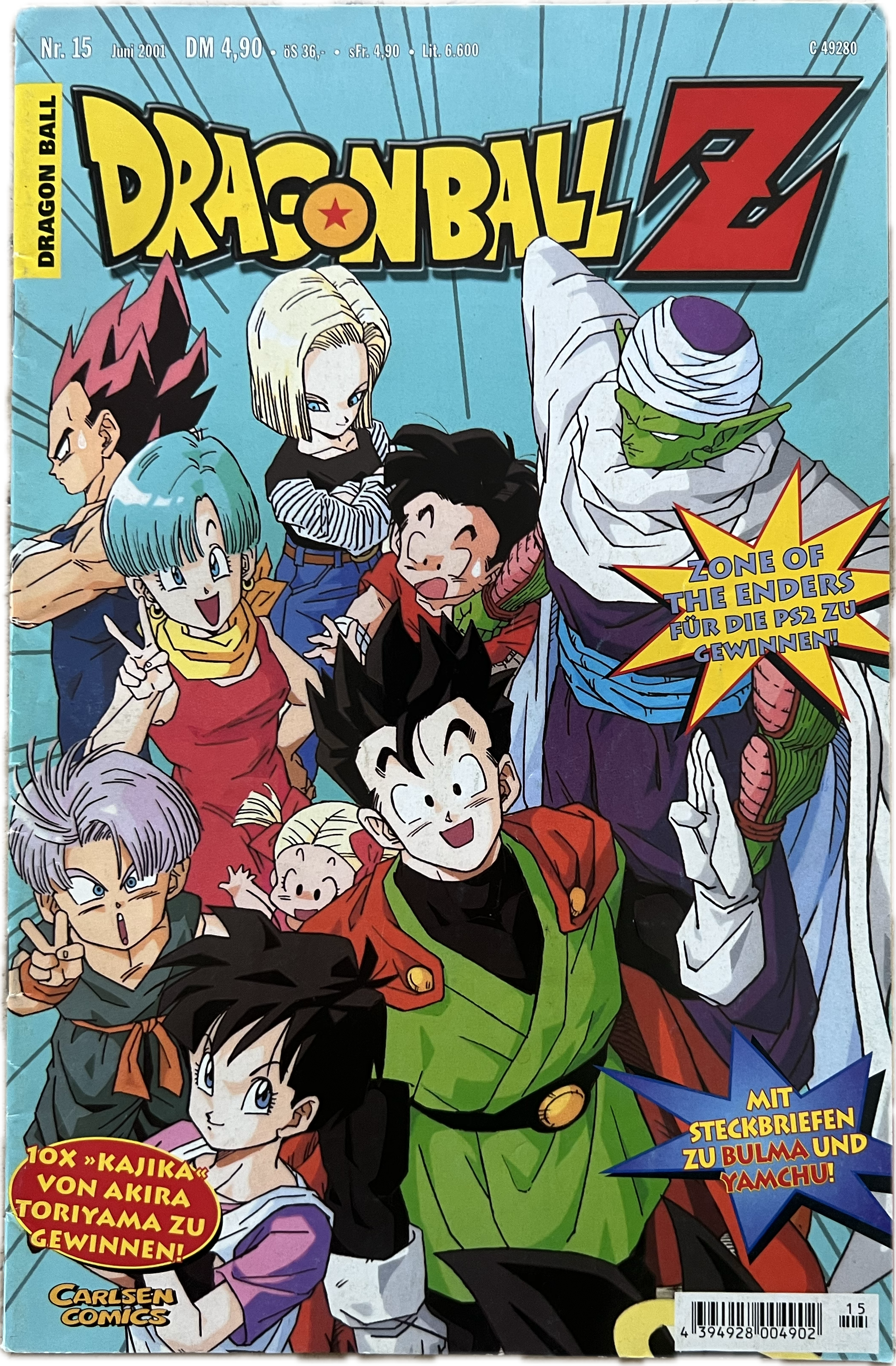 Dragon Ball Z Comic Heft 15