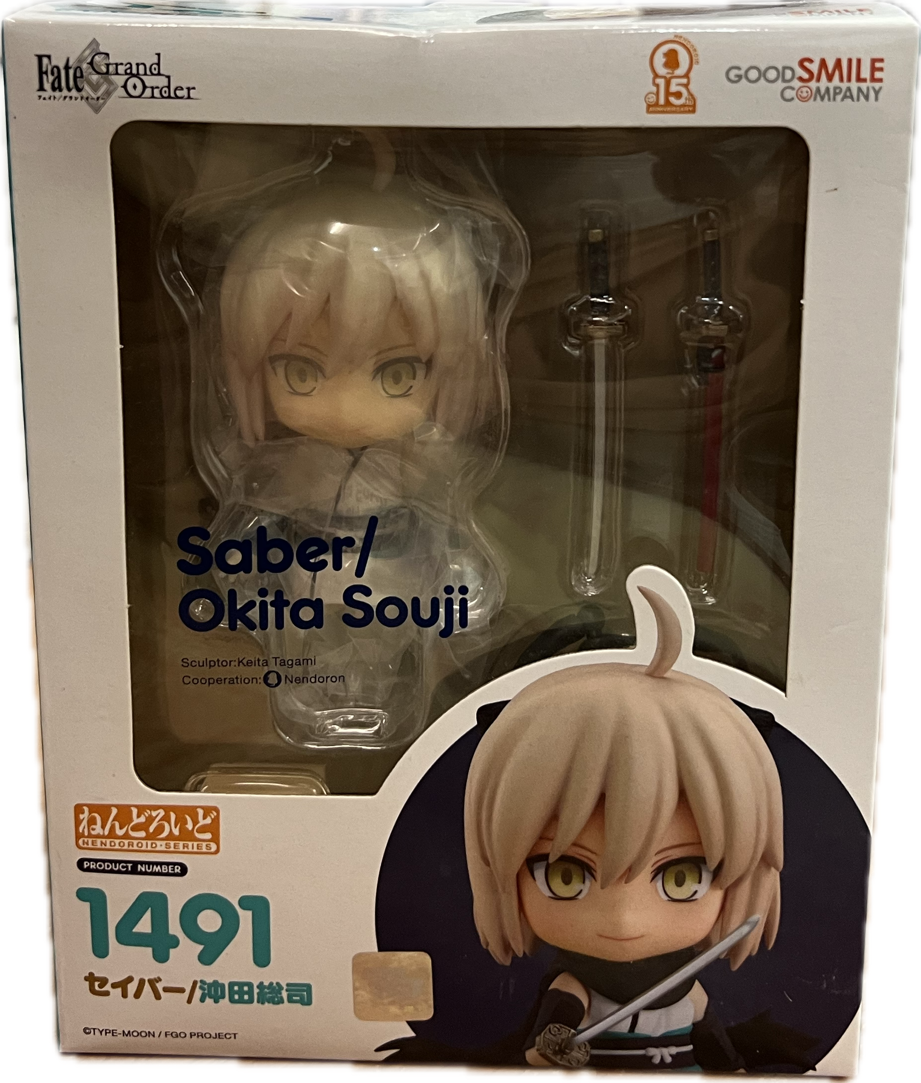 Saber/ Okita Souji Figur Nendoroid 1491