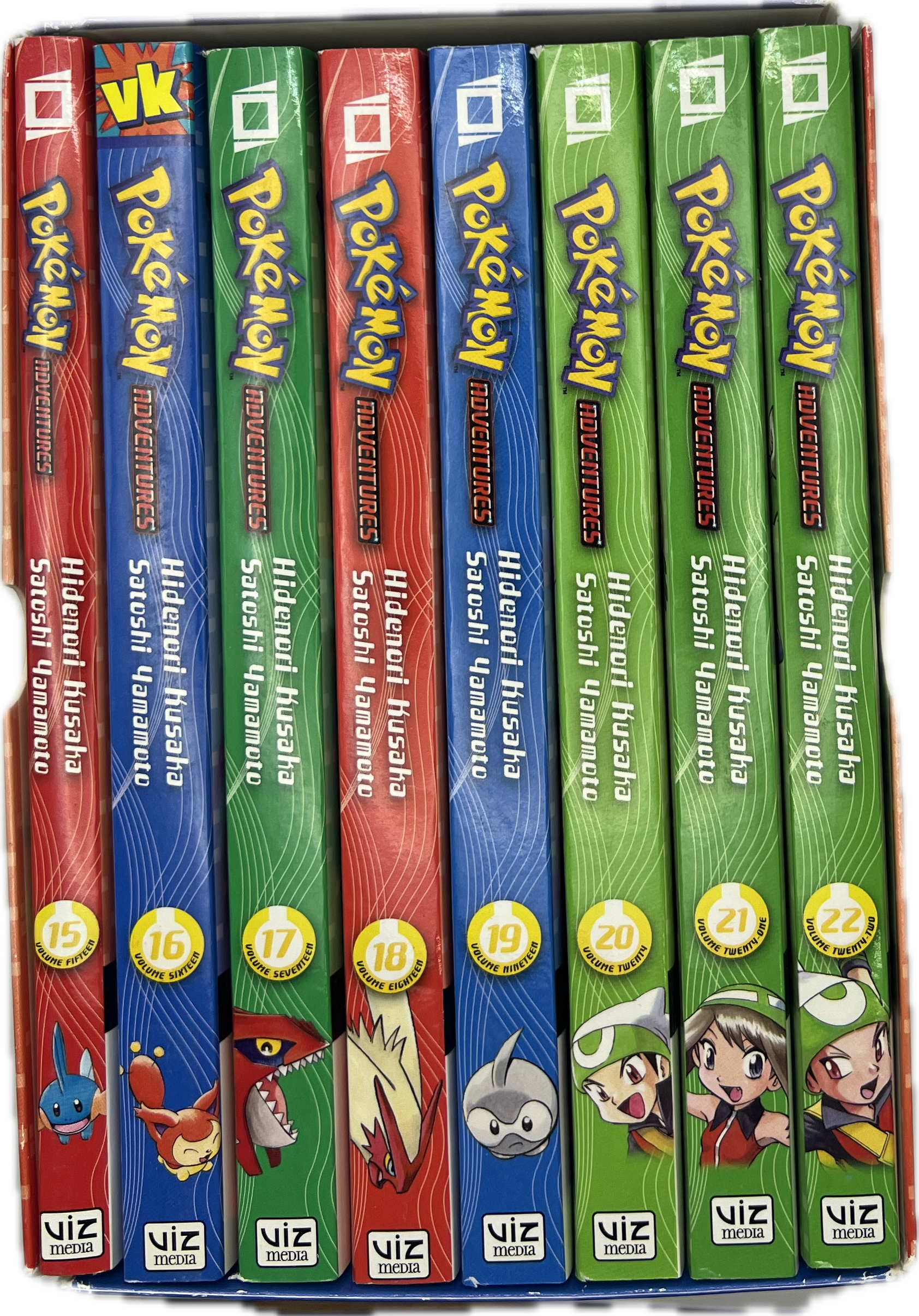 Pokemon Adventures Box Set 15-22 English
