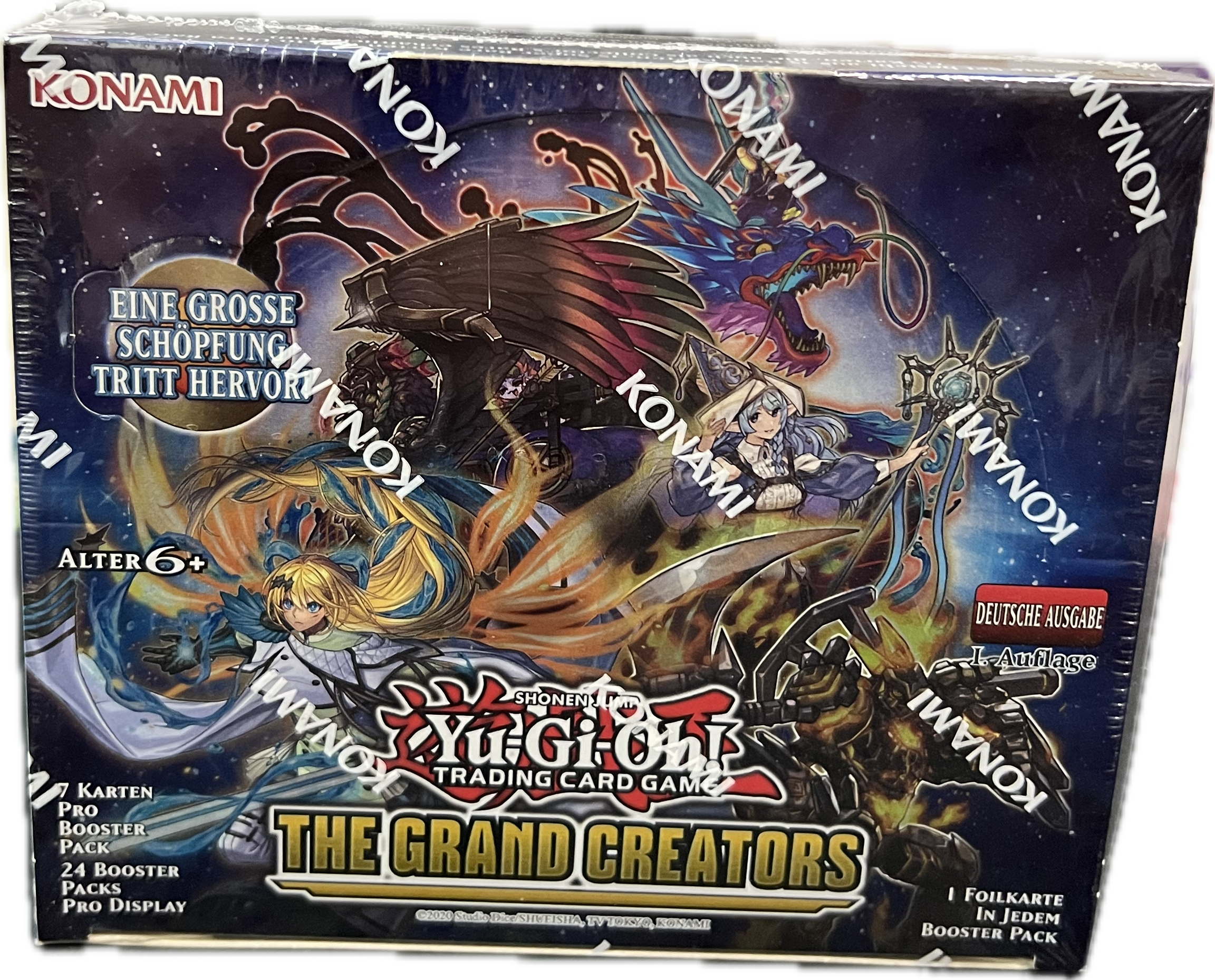 the grand creators booster box Yu-Gi-Oh TCG Display Deutsch Sport Cards Art that comes alive Digimon Card Game - Type:Shanks