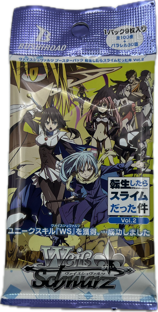 Weiß Schwarz TCG Booster Pack - That Time I Got Reincarnated as a Slime Vol. 2 Japanisch