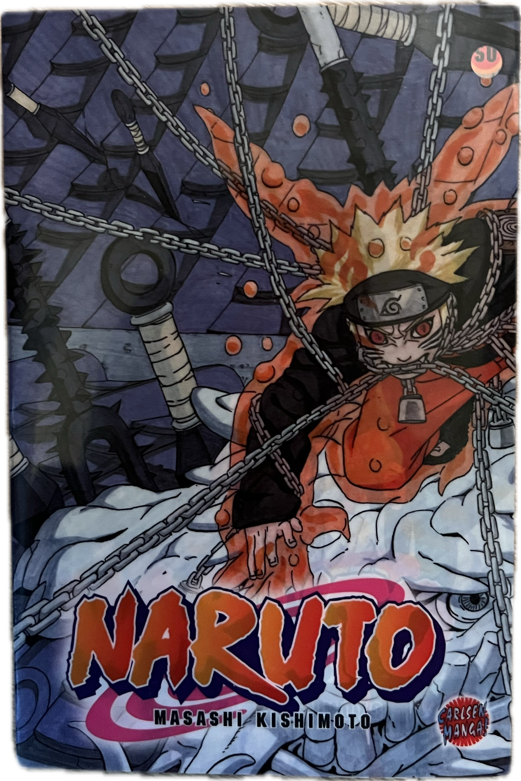 Naruto 50 with envelope