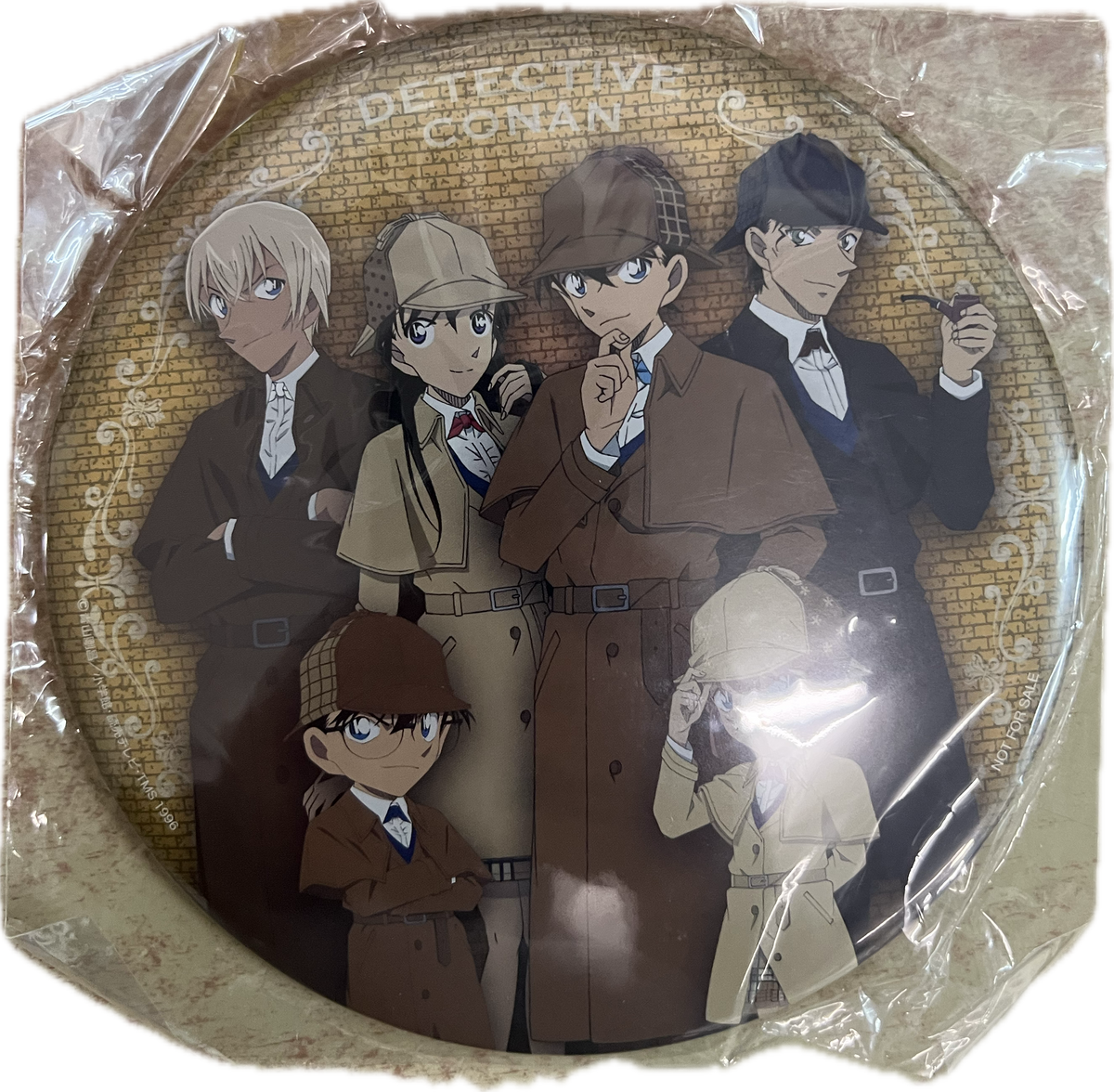 Conan Edogawa, Ran Mori, Ai Haibara, Toru Amuro, Heiji Hattori & Shinichi Kudo Button