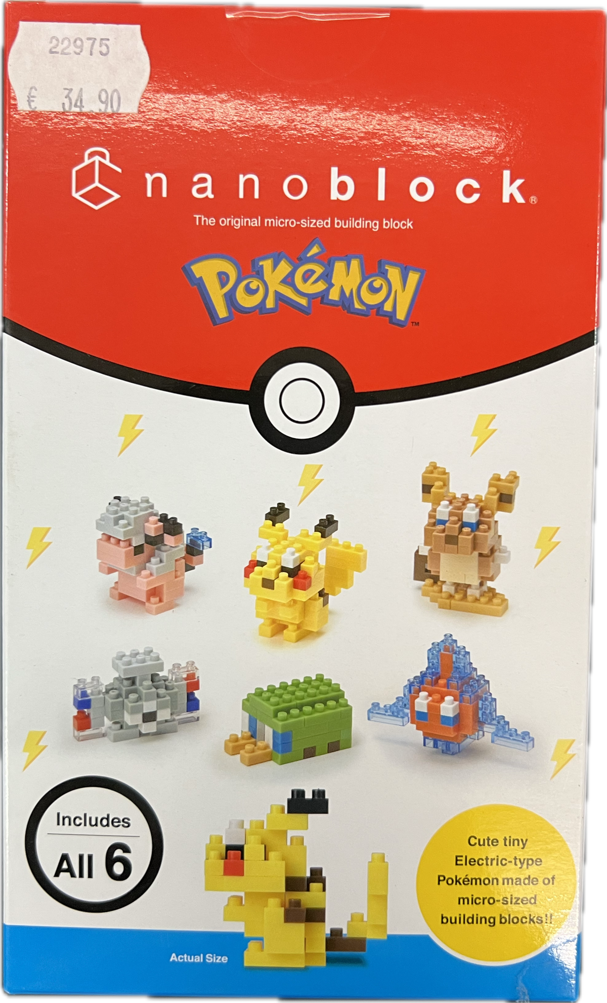 Pokemon Elektro-Typ - Nanoblock Figuren-Set
