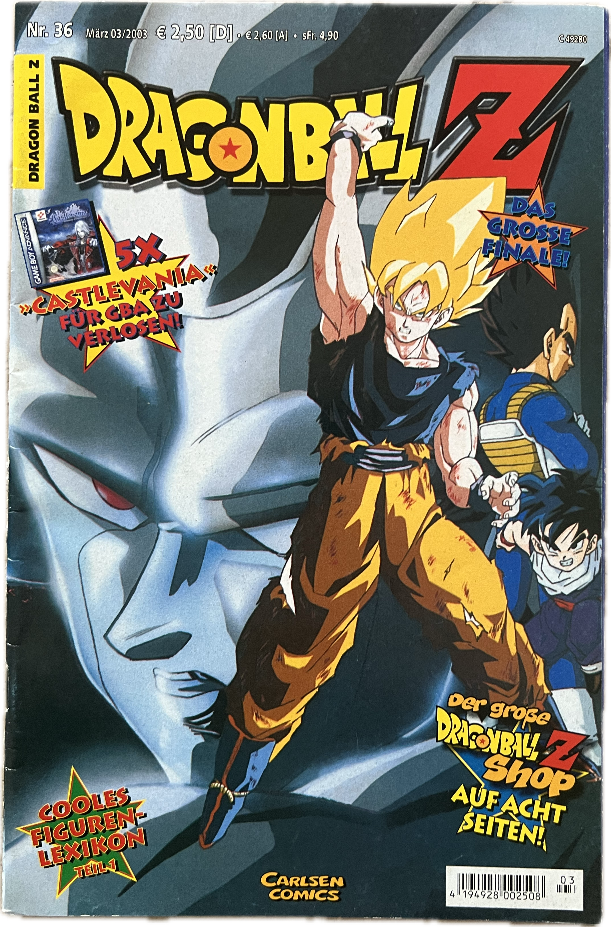 Dragon Ball Z Comic Heft 36