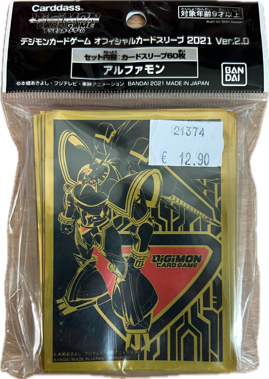 Digimon Card Game Sleeves - Alphamon
