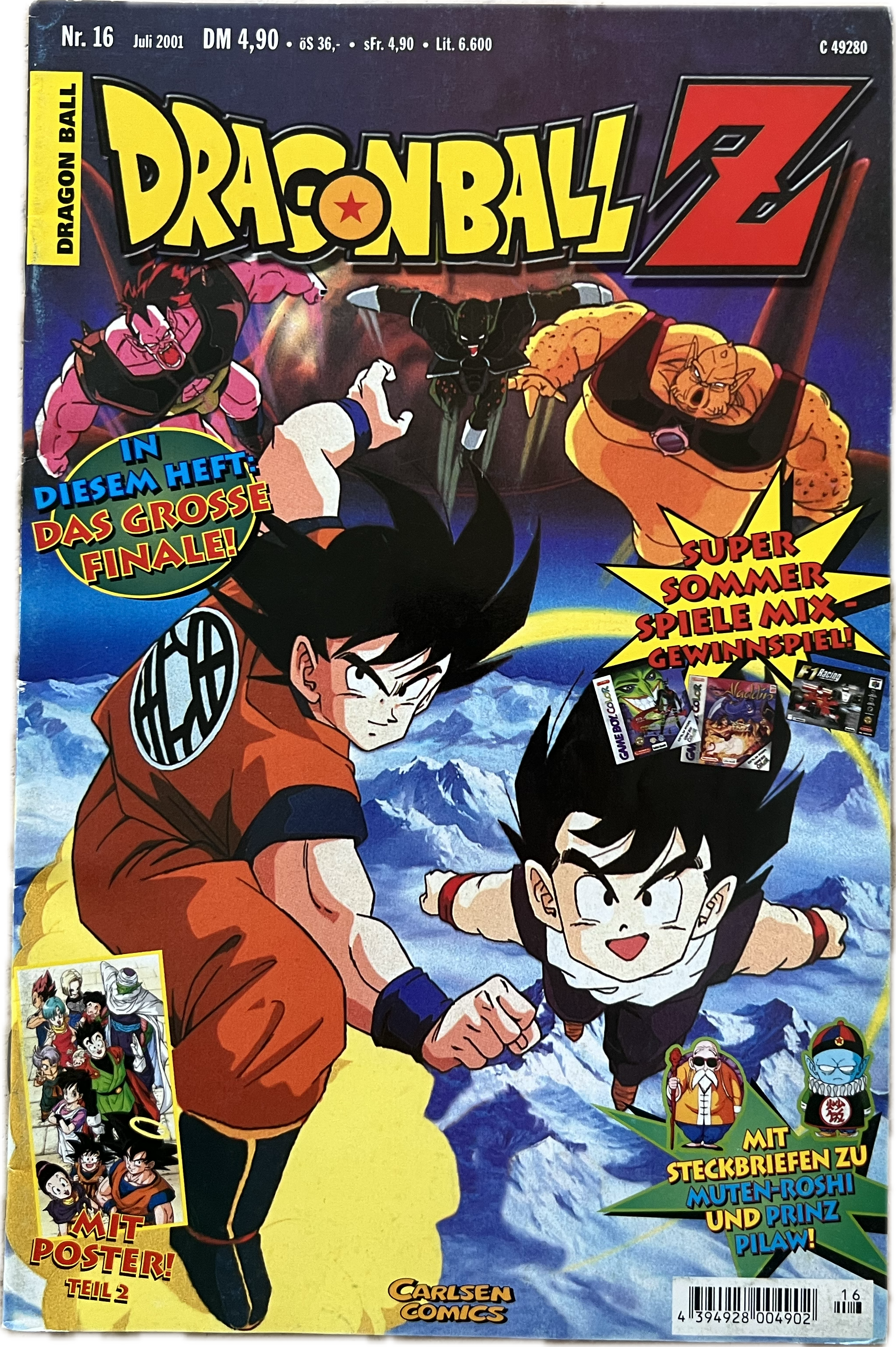 Dragon Ball Z Comic Heft 16