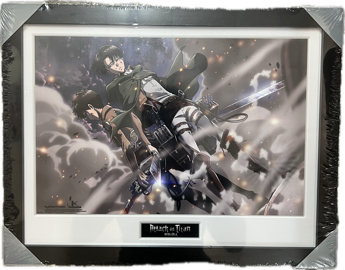 Attack on Titan Poster gerahmt 60 x 45cm