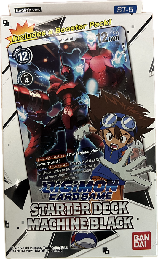 Digimon TCG Card Starter Deck Machine Black (ST-5) Englisch