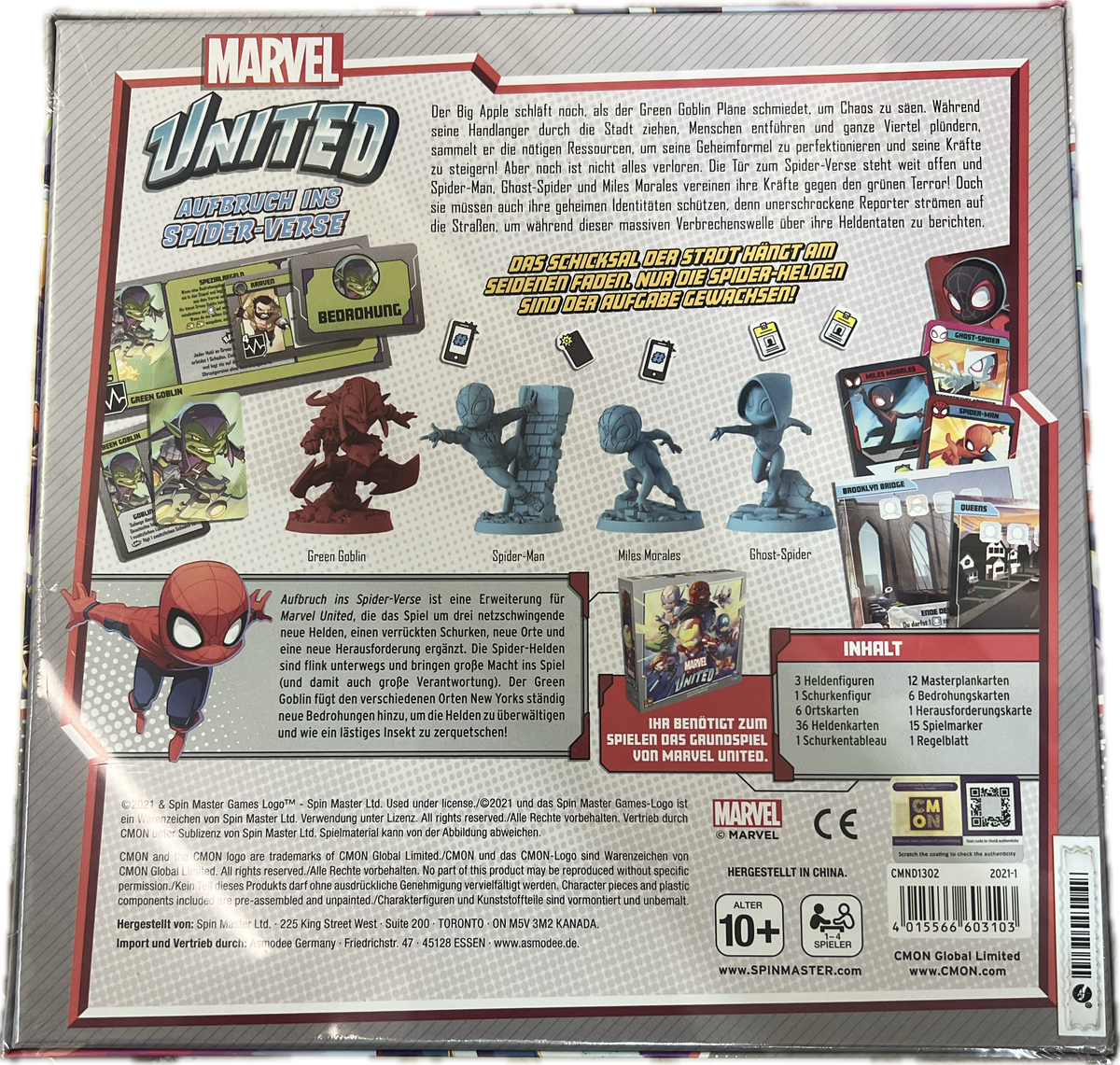 Marvel United Spiderman Puzzle 1000 Pieces