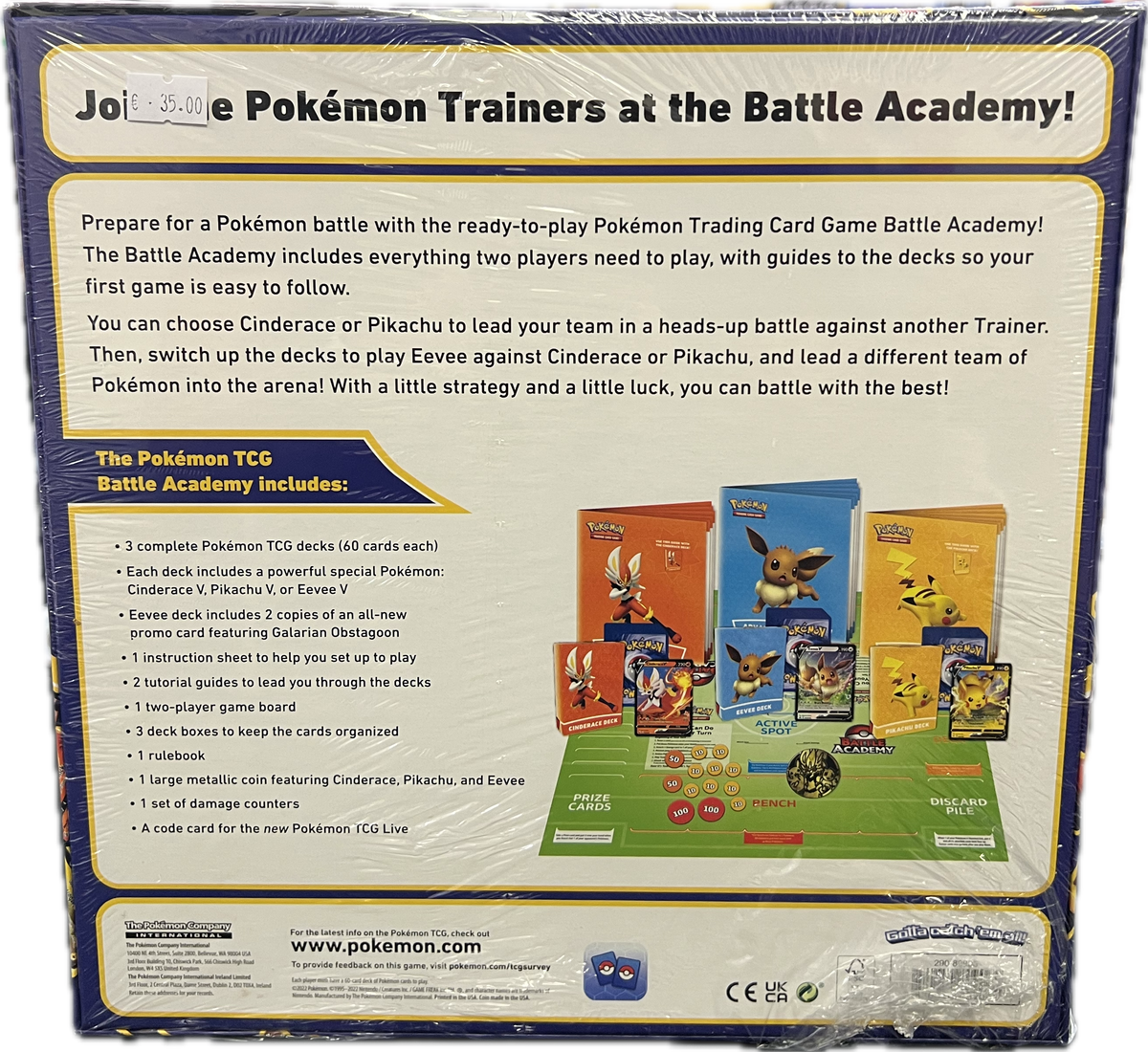 Pokemon TCG Battle Academy Englisch