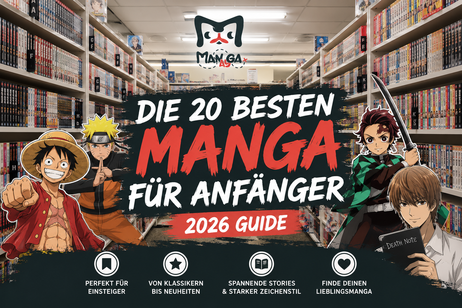 Die 20 besten Manga für Anfänger (2026 Guide)