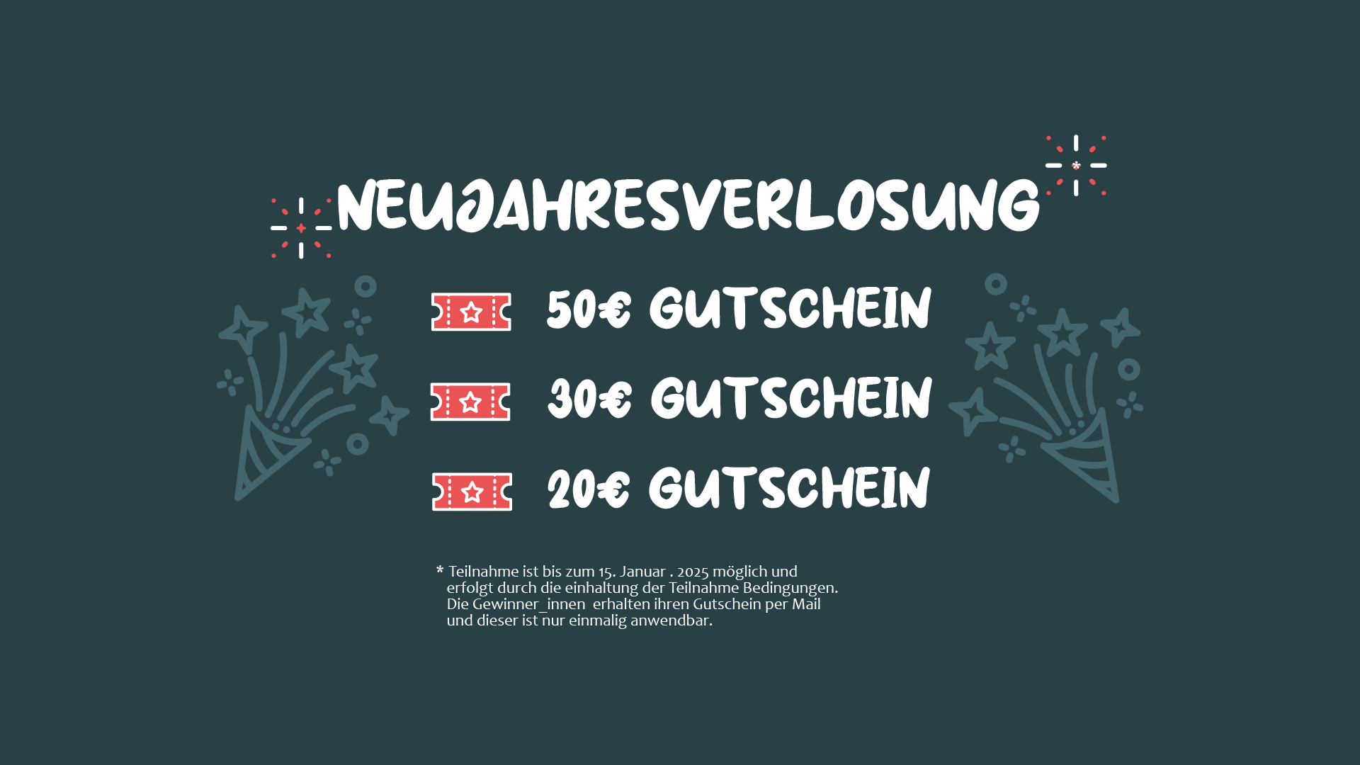 Neujahresverlosung 2025