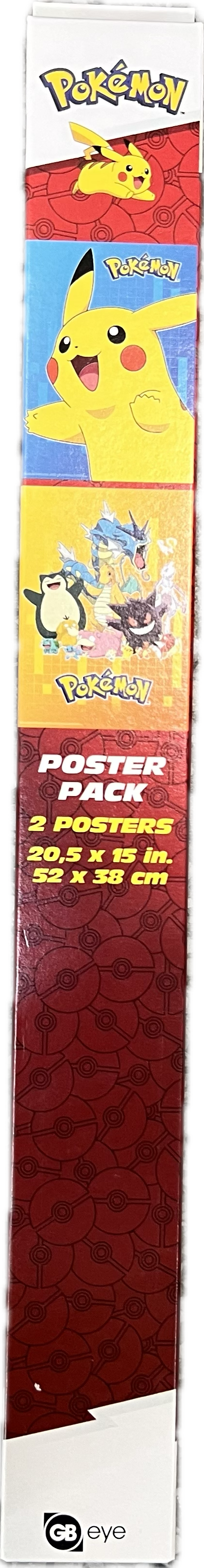 Pokemon 2x Poster-Set 52 x 38cm