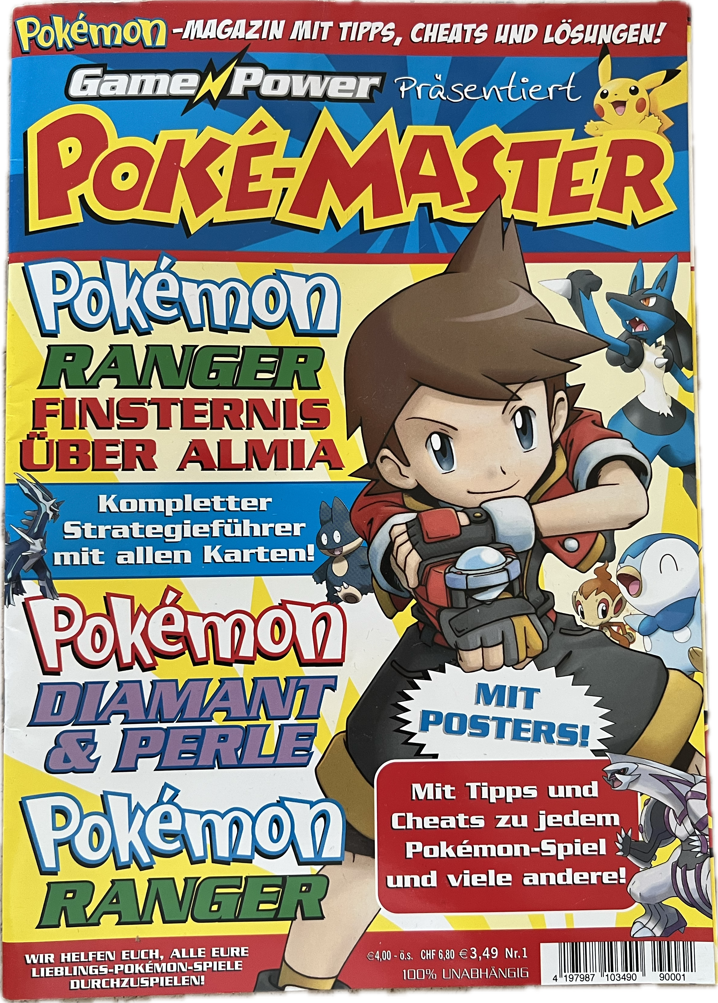 Pokemon Comic Heft 01 PokeMaster