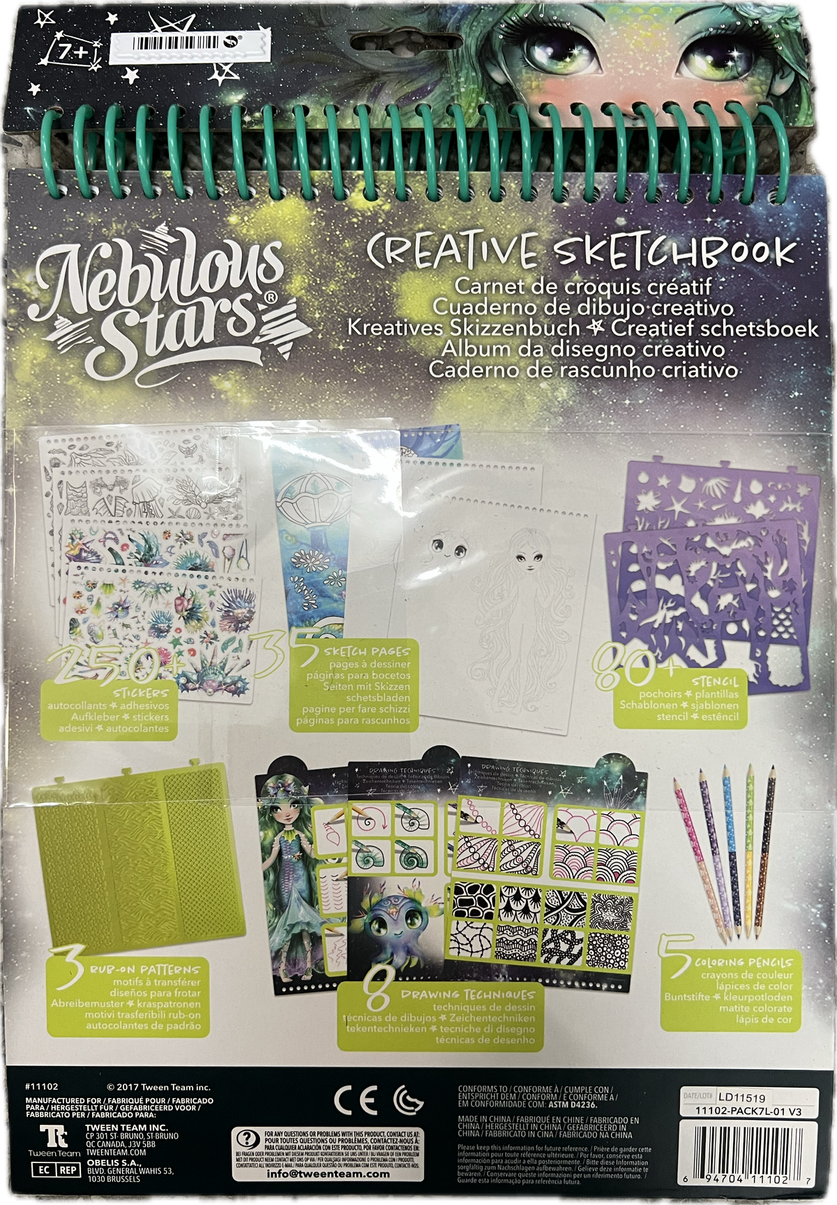 Nebulous Stars – Creative Sketchbook Marinia