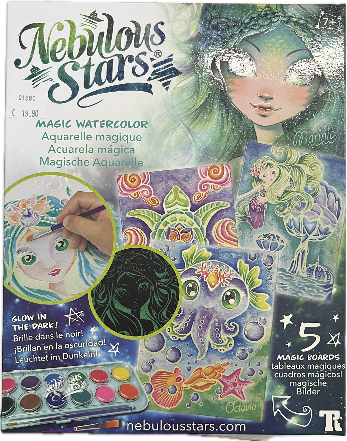 Nebulous Stars – Glitter & Foil Art