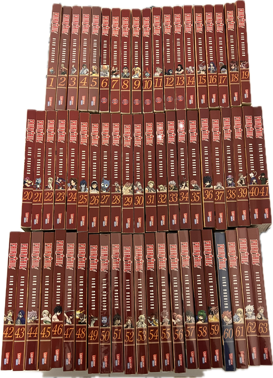 Fairy Tail 1-63 komplette Reihe