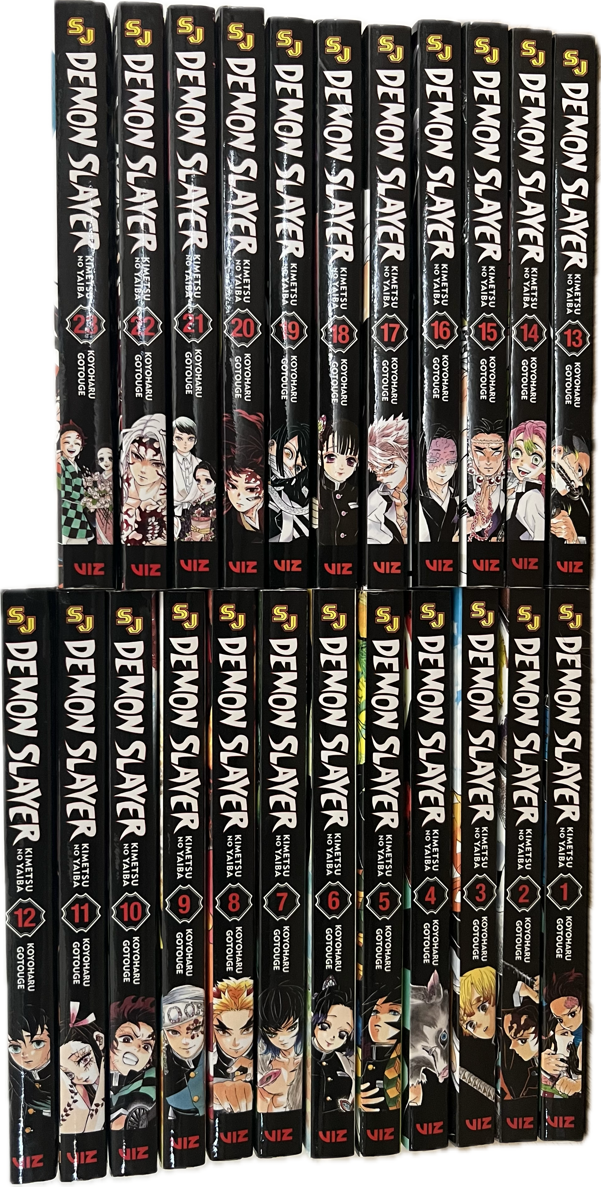 Demon Slayer 01-23 Englisch komplette Reihe