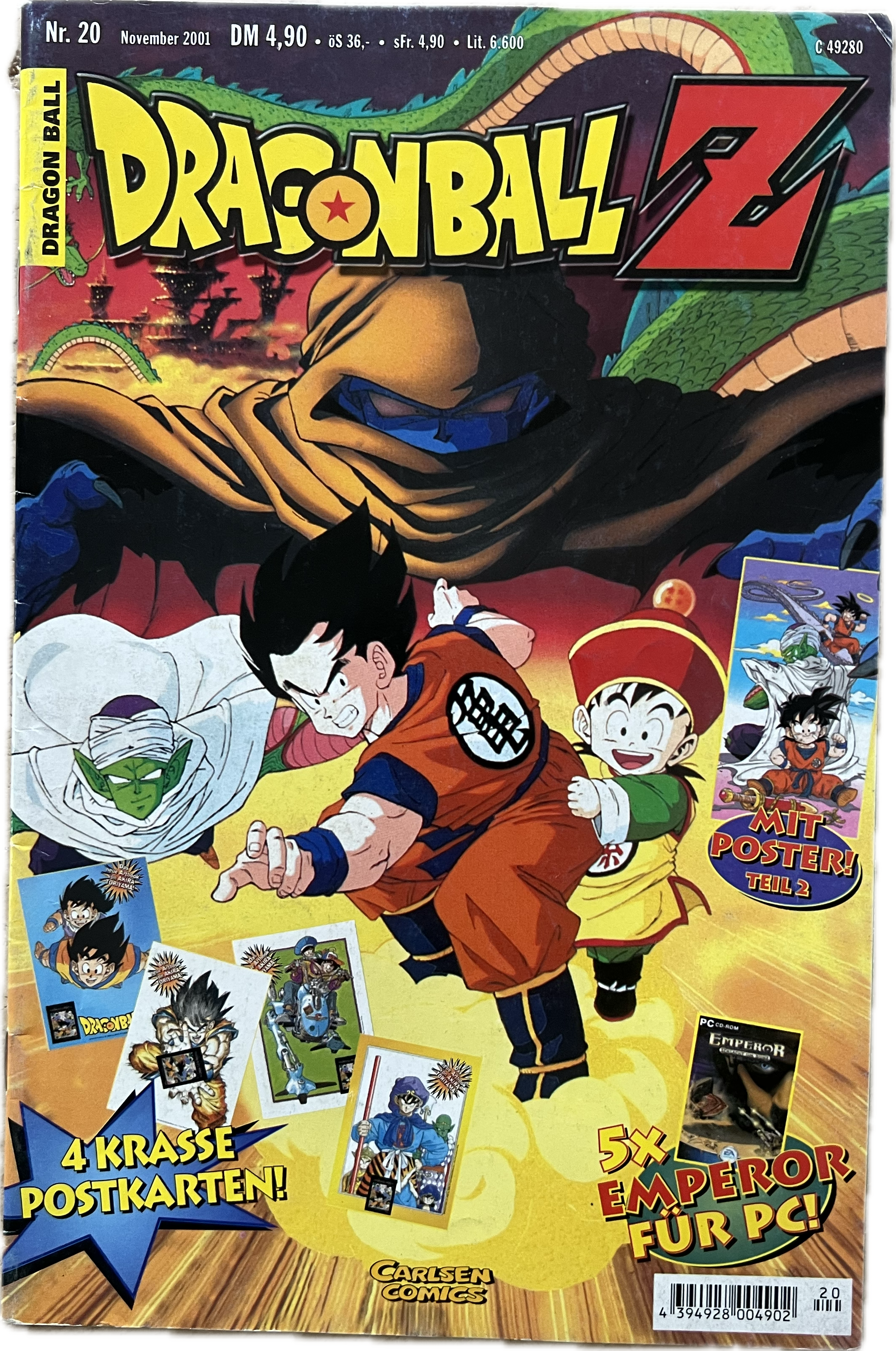 Dragon Ball Z Comic Heft 20