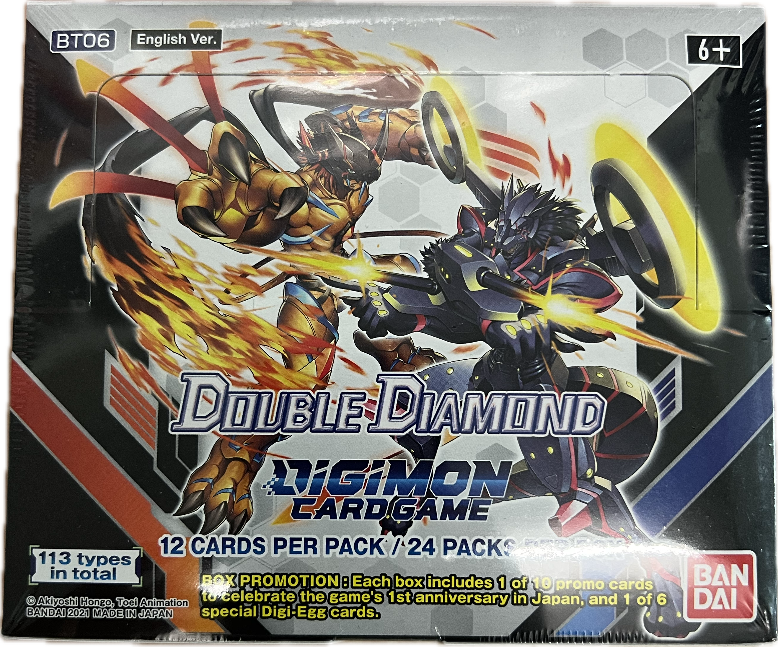 Digimon TCG Booster Box- Double Diamond (BT06) Englisch