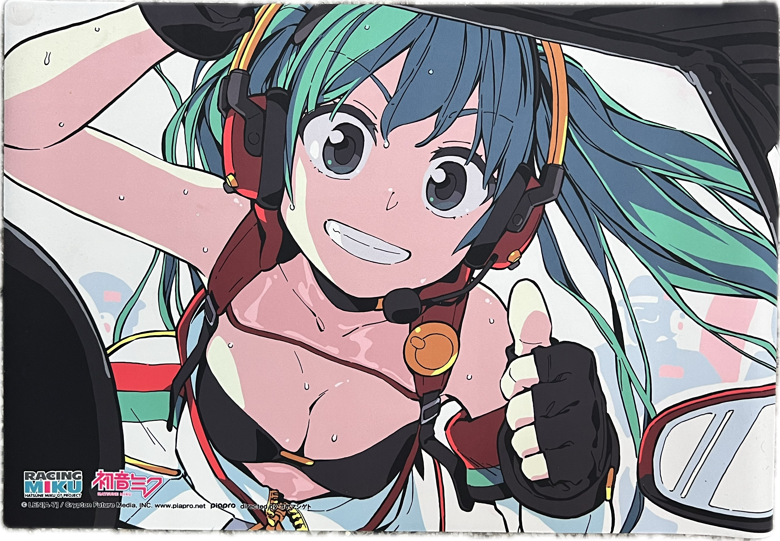 Hatsune Mikue Racing Gaming Mauspad