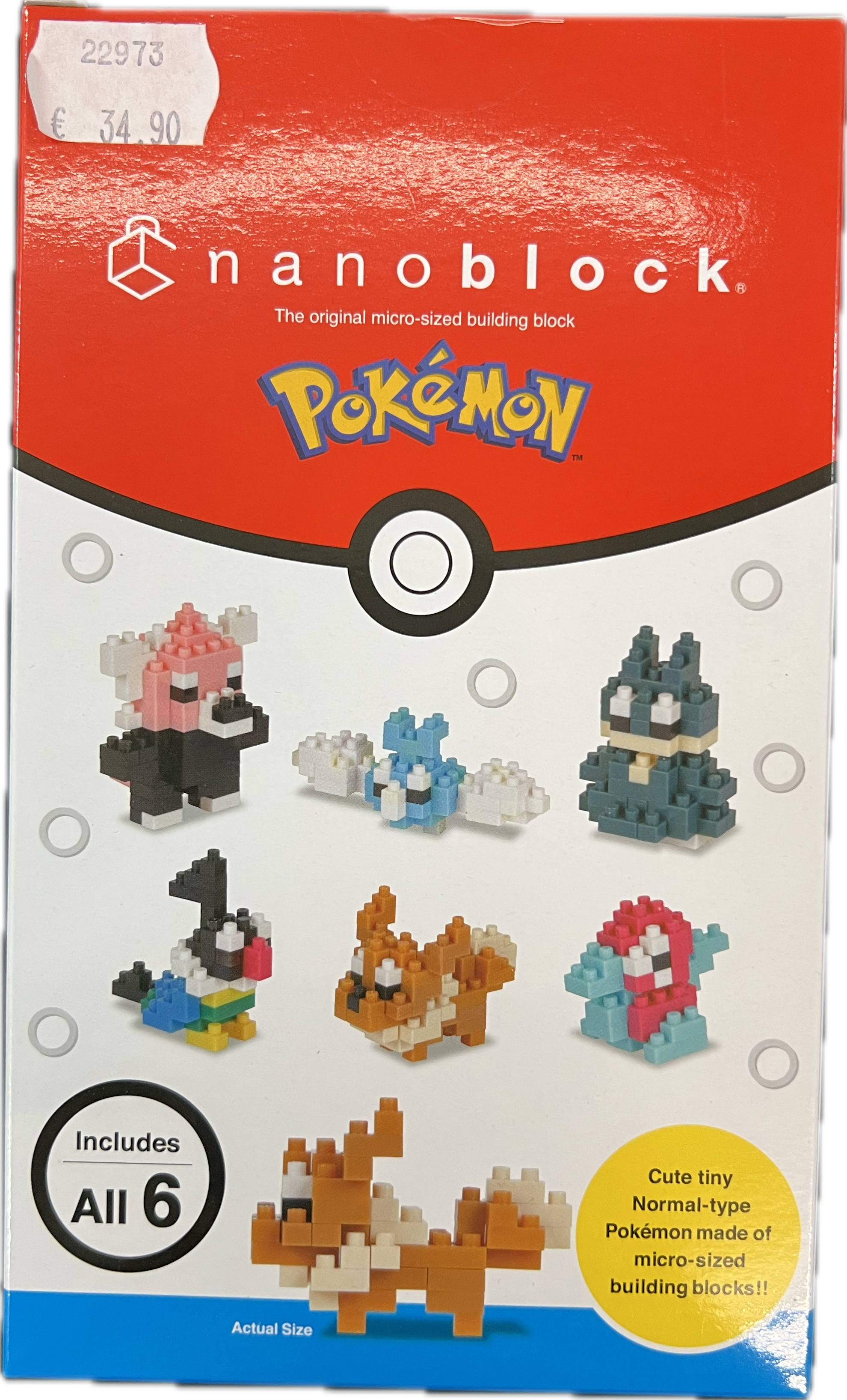 Pokemon Normal-Typ - Nanoblock Figuren-Set