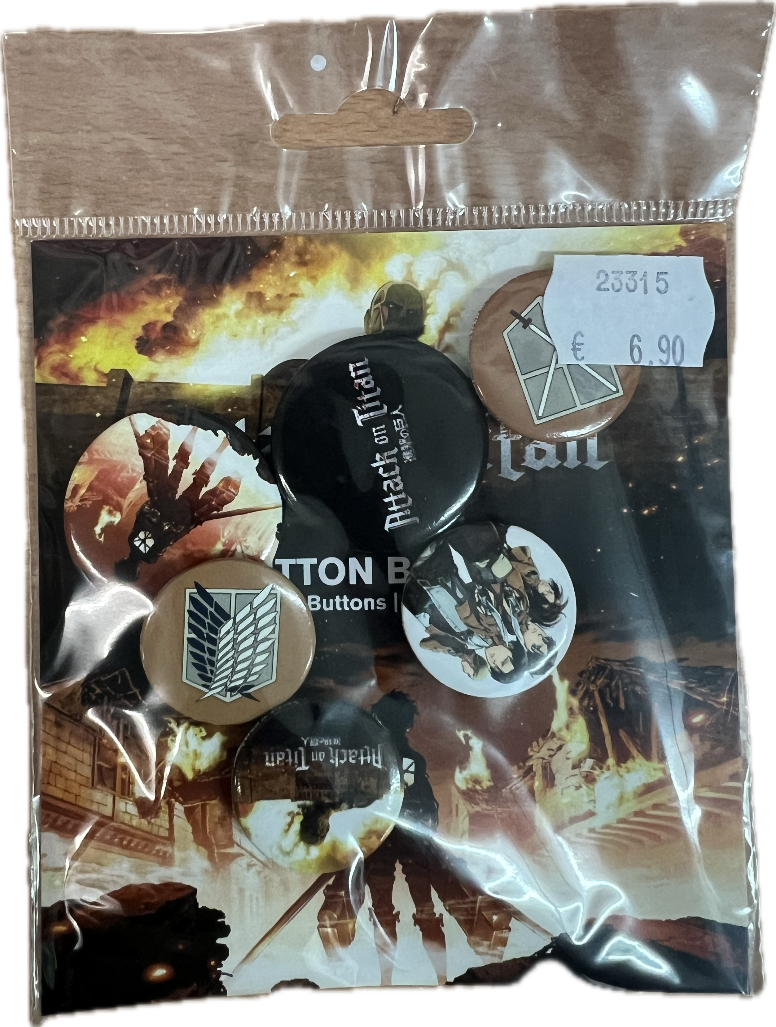 Attack on Titan Button-Badget-Set