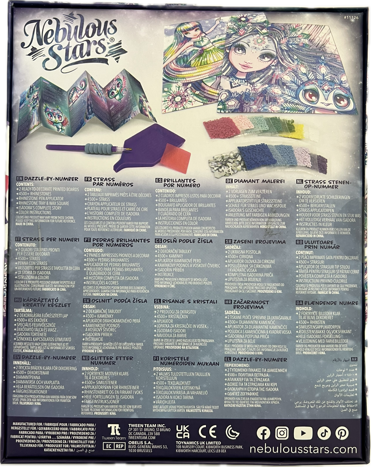 Nebulous Stars – Dazzle-by-Number Isadora
