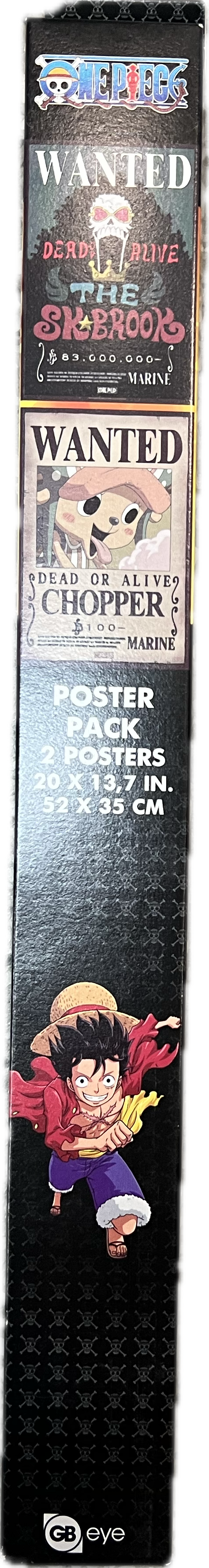 One Piece 2x Poster-Set 52 x 38cm
