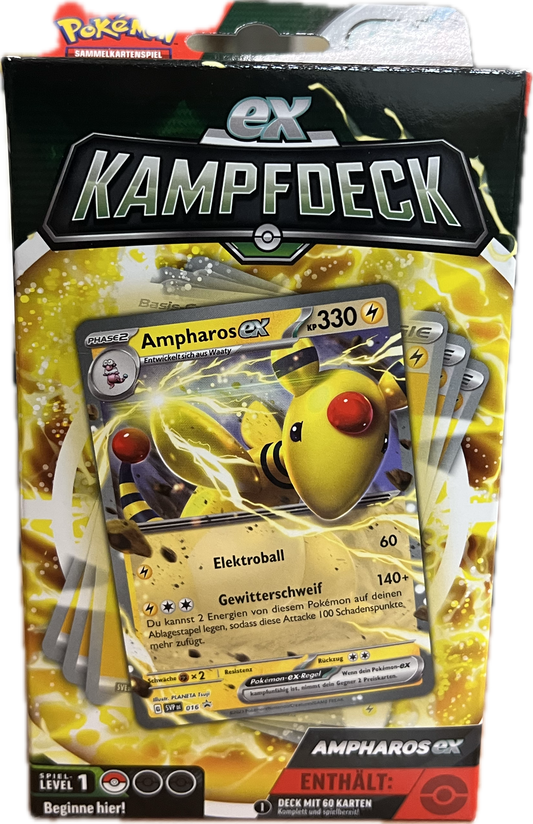 Pokemon TCG Kampfdeck Ampharos Ex Deutsch