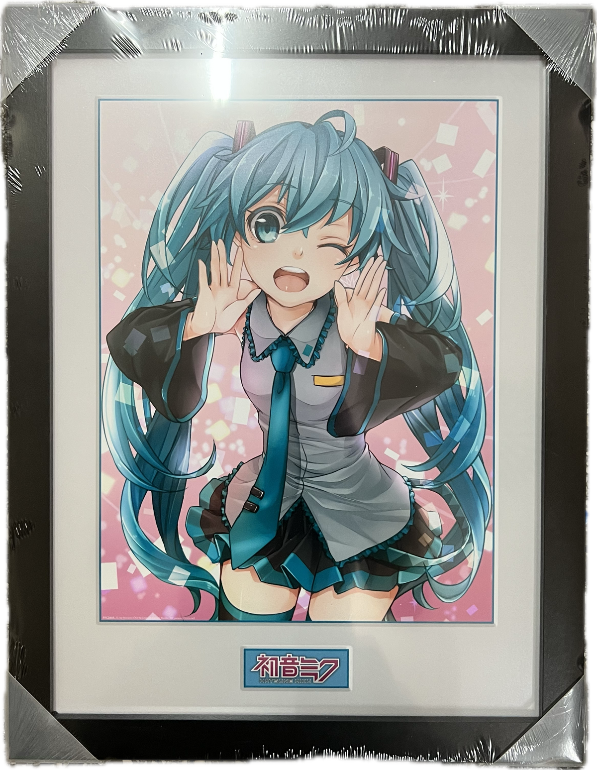 Hatsune Mikue Poster gerahmt 45x 55 cm