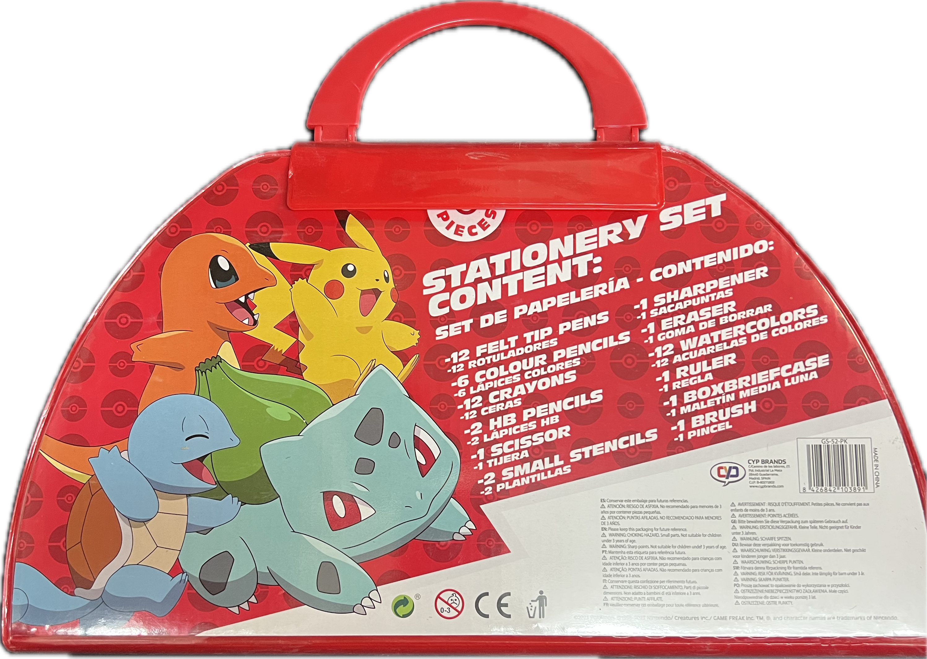 Pokemon Schreib- und Malset