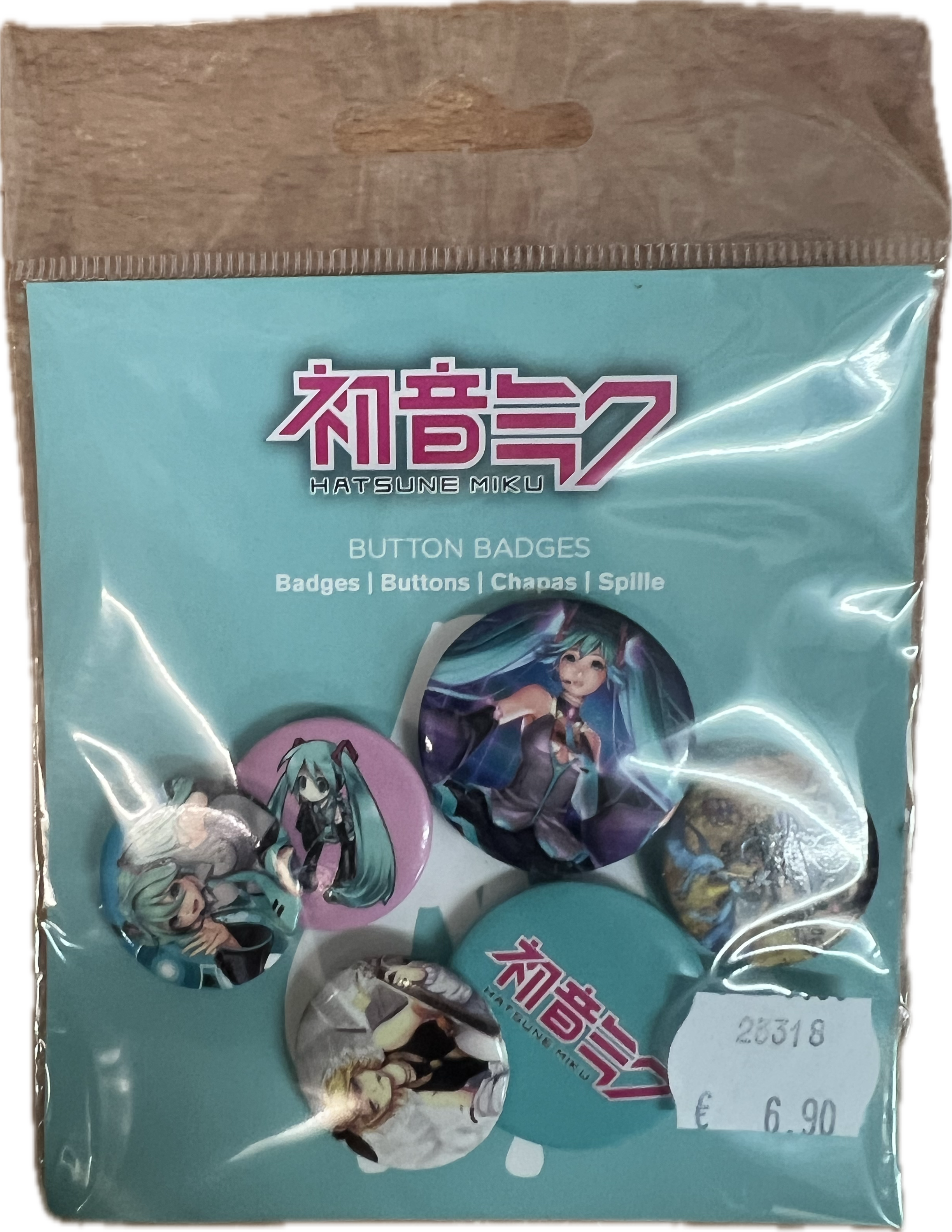 Hatsune Miku Button-Badget-Set