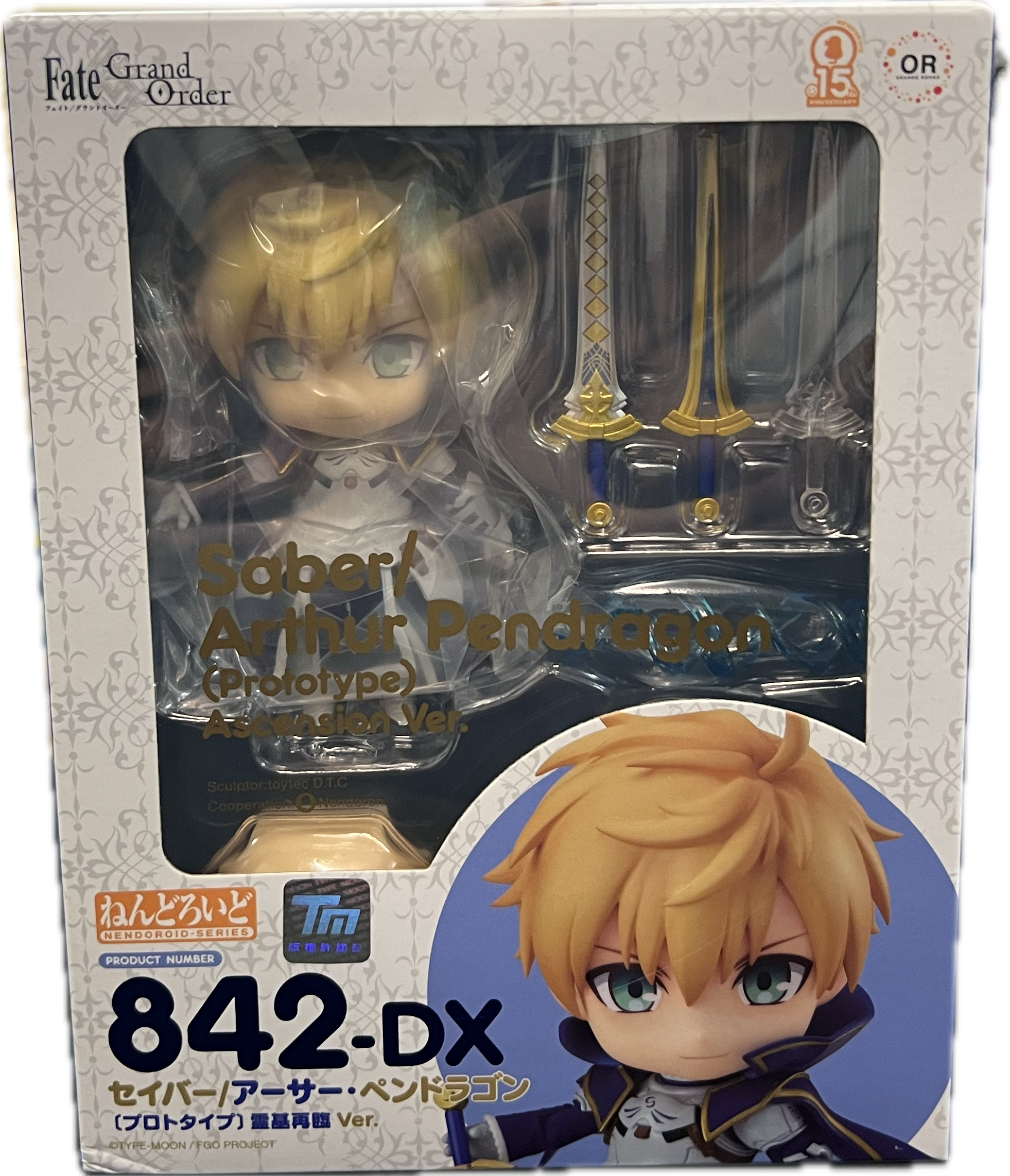 Saber/ Arthur Pendragon (Prototype) Ascension Ver. Figur Nendoroid 842-DX