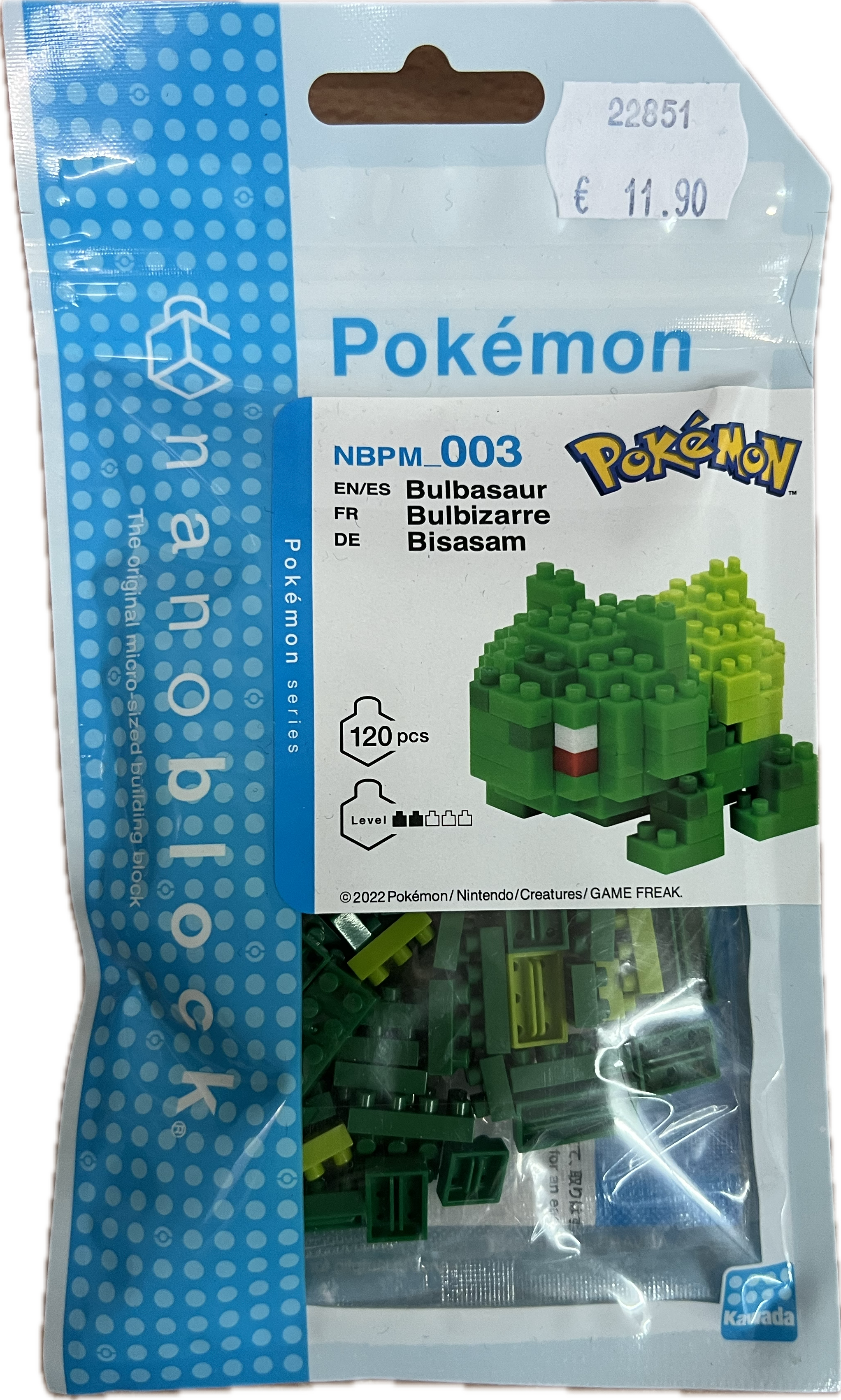 Bisasam Nanoblock Bauset
