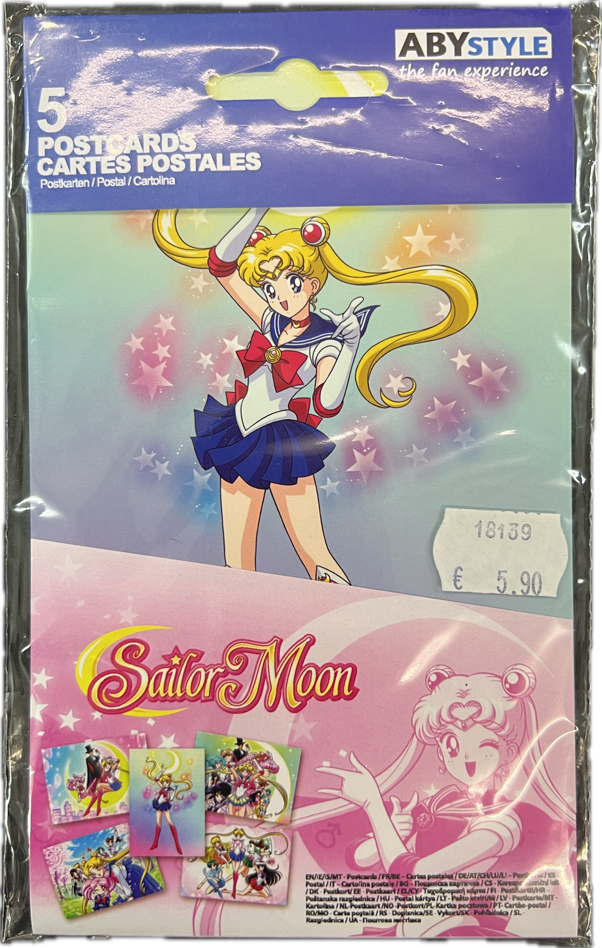 Sailor Moon Postkarten-Set